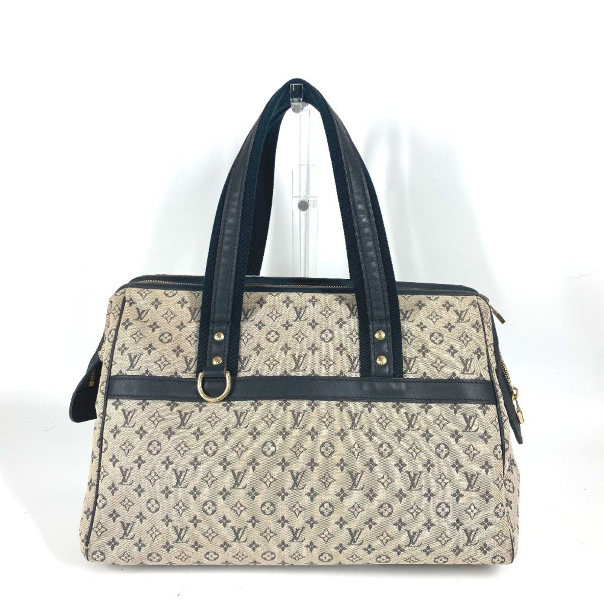 Louis Vuitton M92211 Monogram Mini Josephine Gm Bag Boston Handbag Canvas Women's Blue