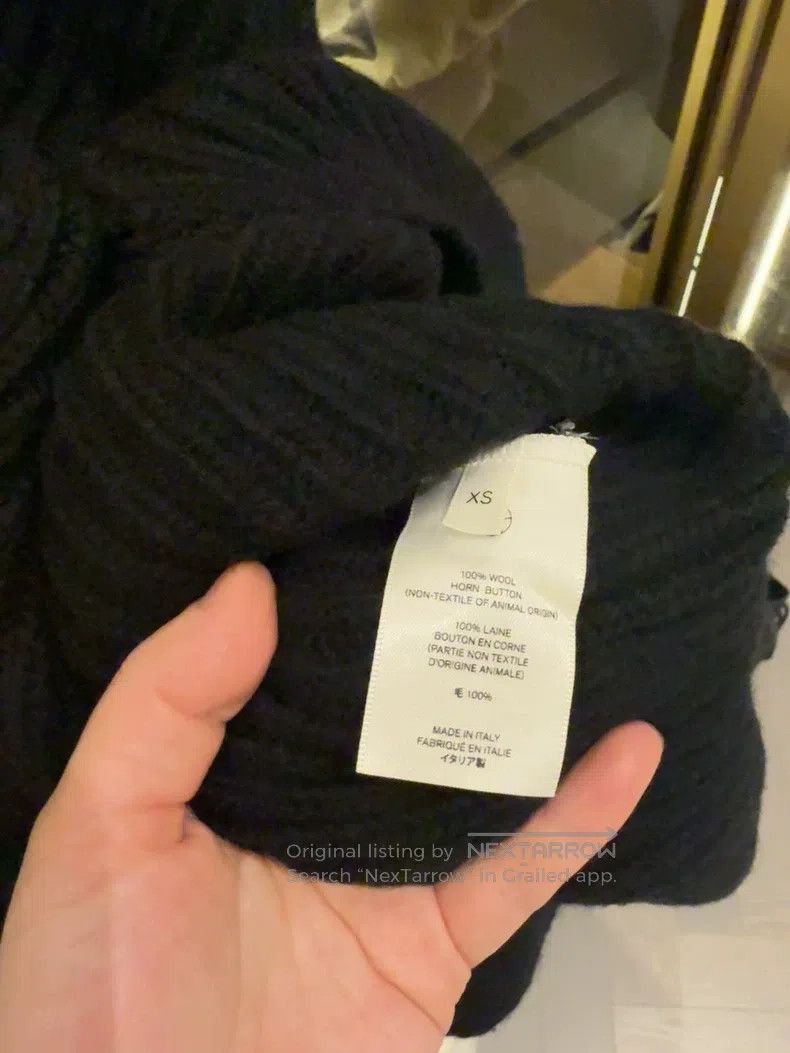 The Row The Row Black Wool Cardigan Size XS / US 0-2 / IT 36-38 - 3 Thumbnail