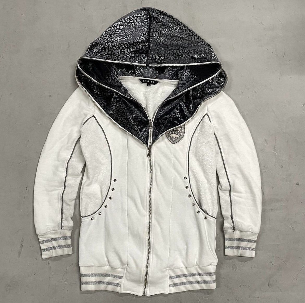 Vintage y2k layered design zip hoodie Size US M / EU 48-50 / 2 - 2 Thumbnail