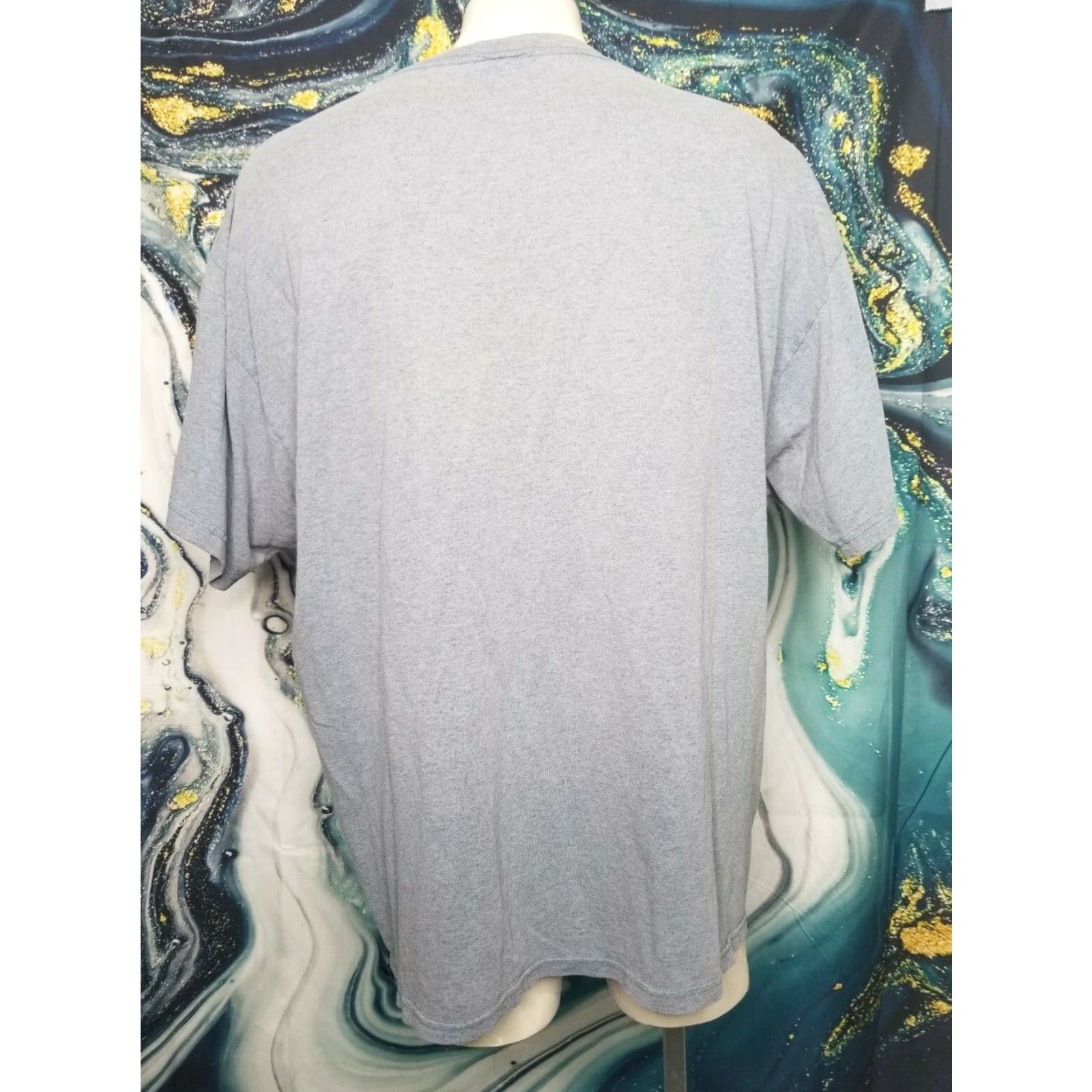 Delta VINTAGE Retro Mens 2XL Busch Gardens Blue Spellout Graphic Shirt Size US XXL / EU 58 / 5 - 2 Thumbnail