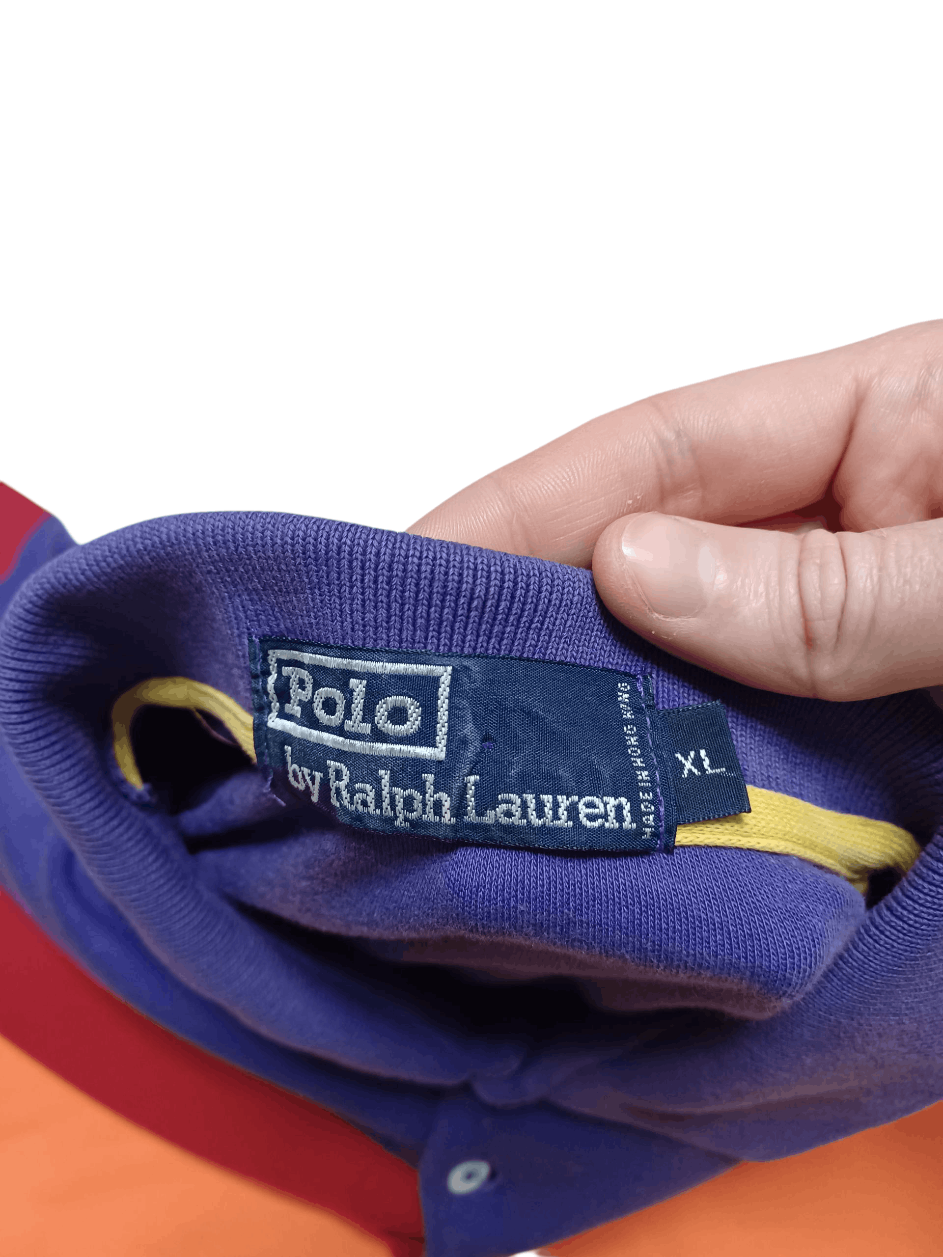 Polo Ralph Lauren POLO RALPH LAUREN VINTAGE LUXURY STRIPED RUGBY SHIRT Size US XL / EU 56 / 4 - 4 Thumbnail