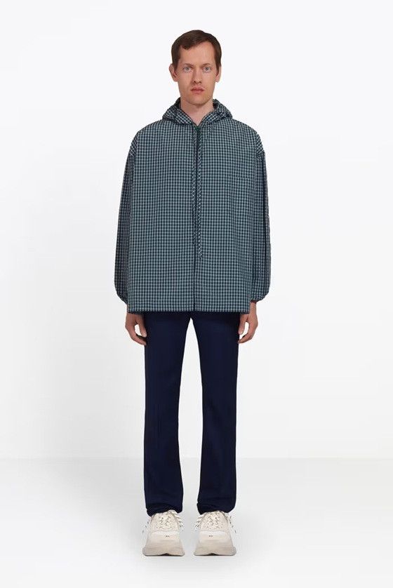 Balenciaga Balenciaga - S/S 19 - Plaid Hooded Flannel Shirt Size US M / EU 48-50 / 2 - 1 Thumbnail