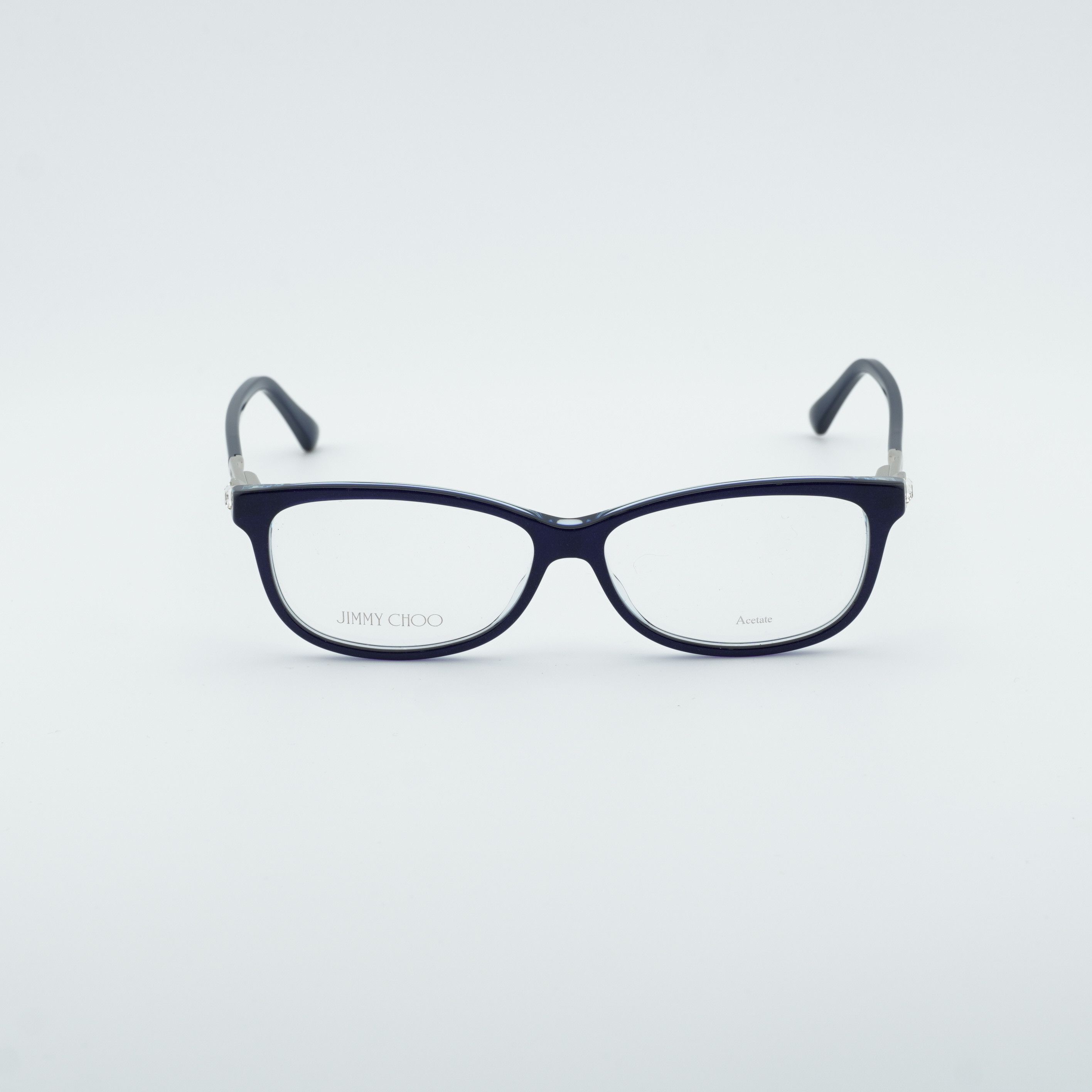Jimmy Choo Jimmy Choo JC273 0JOO 00 Eyeglasses Blue Glitter 53mm Size ONE SIZE - 3 Thumbnail