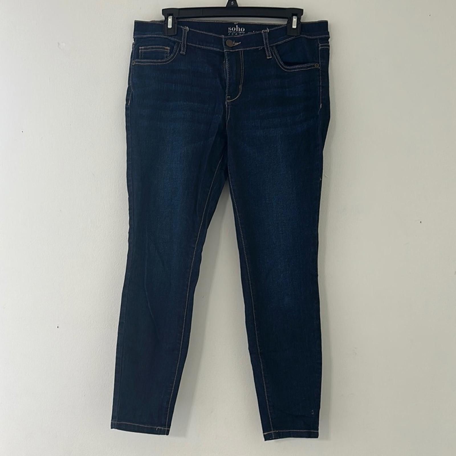 Other Soho Blue Ankle Cropped Jeans Size 30" / US 8 / IT 44 - 1 Thumbnail