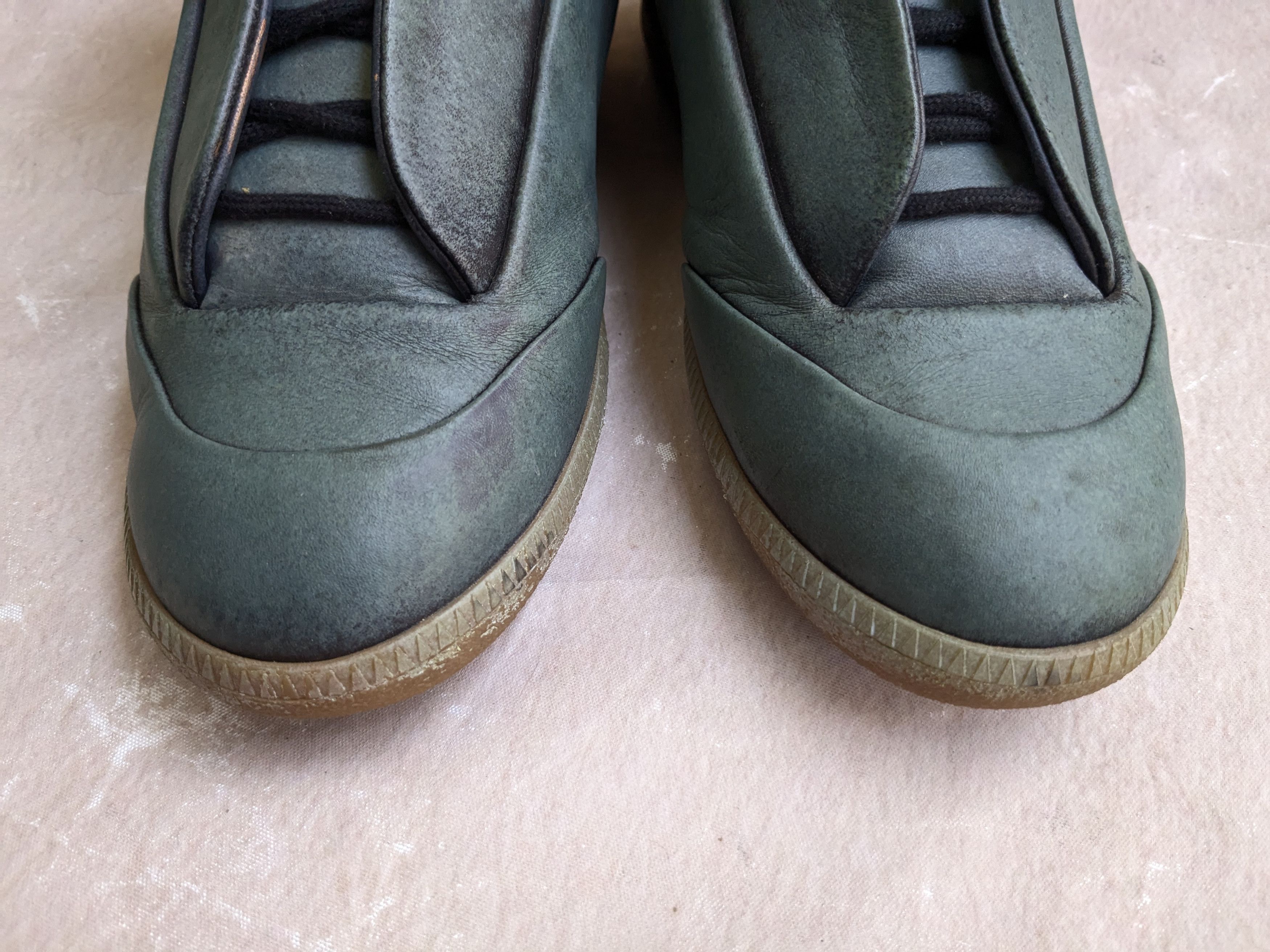 Maison Margiela Maison Margiela Future Green 9.5 42.5 High Tops Size US 9.5 / EU 42-43 - 2 Thumbnail