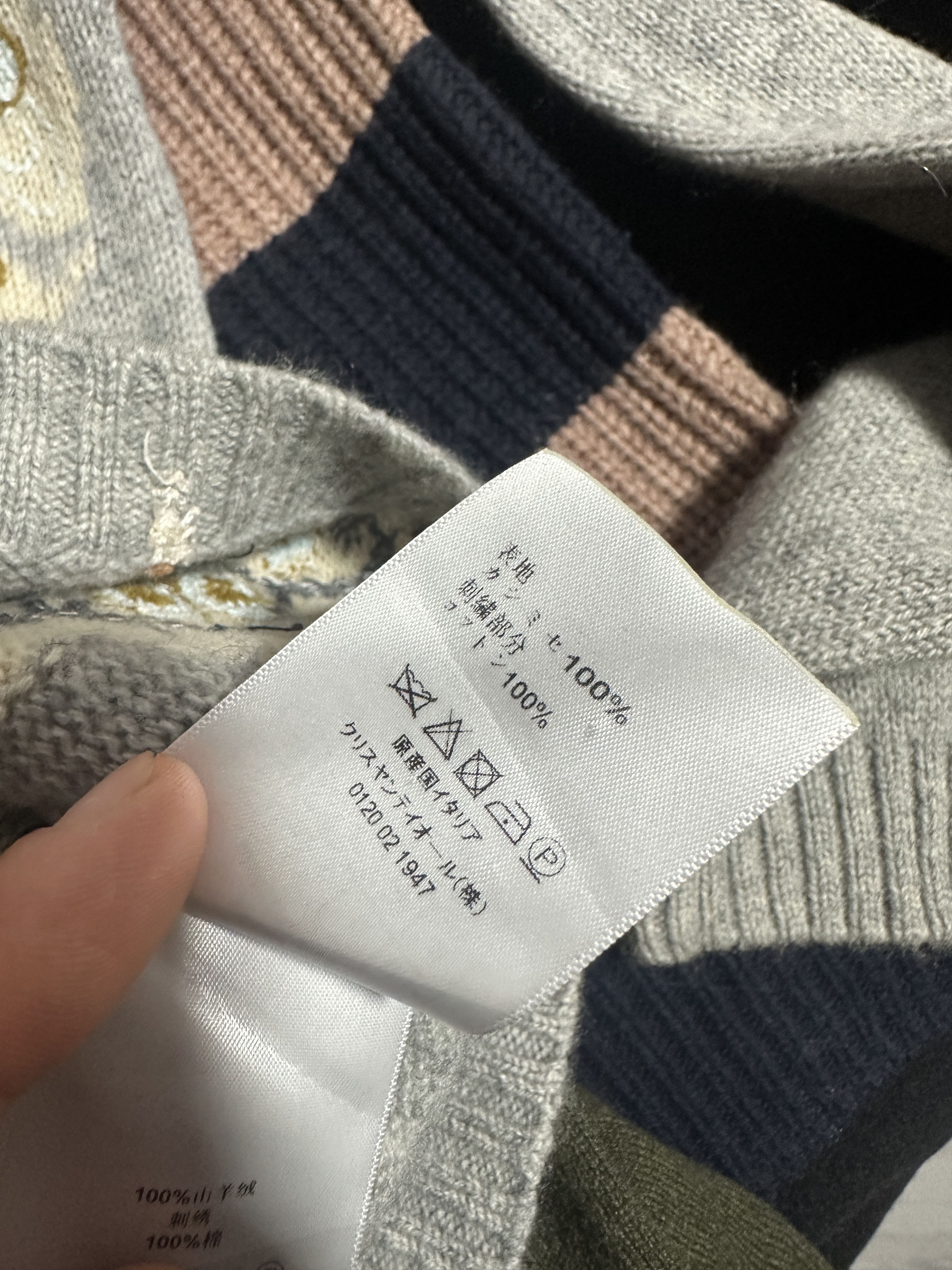 Dior Christian Dior 100% Cashmere Embroidered Floral Knit EU 38 Size S / US 4 / IT 40 - 7 Thumbnail