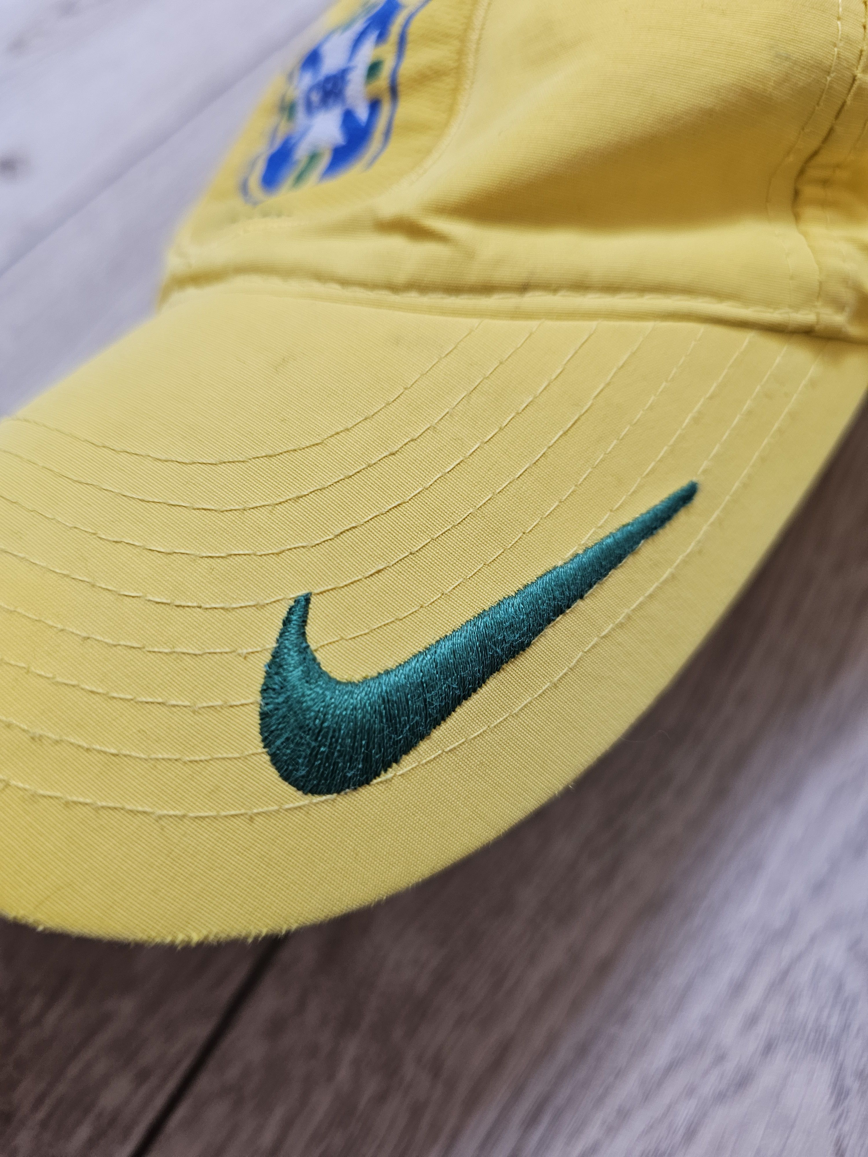Vintage BRAZIL 2006 2007 VINTAGE CAP FOOTBALL HAT SOCCER CAP Size ONE SIZE - 5 Thumbnail