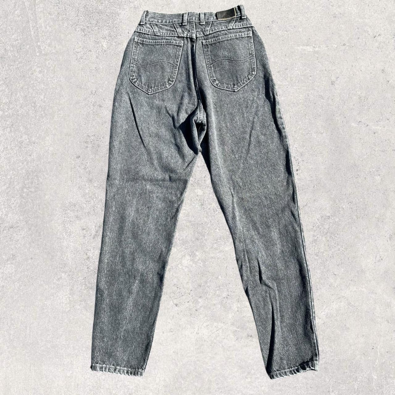 Lee × Vintage Vintage Highwaisted Black Lee Jeans Size 24" / US 00 / IT 34 - 4 Thumbnail