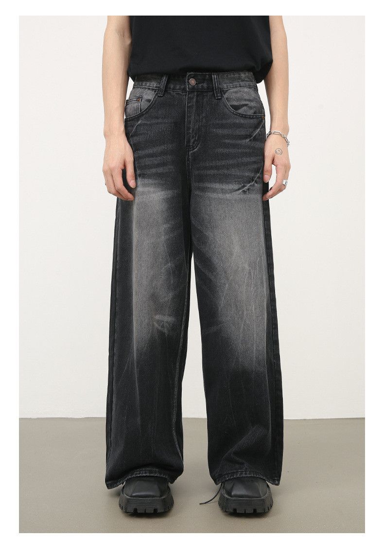 Japanese Brand × Jean Trendy Lightning Washed Vintage Loose Jeans Size US 32 / EU 48 - 1 Thumbnail