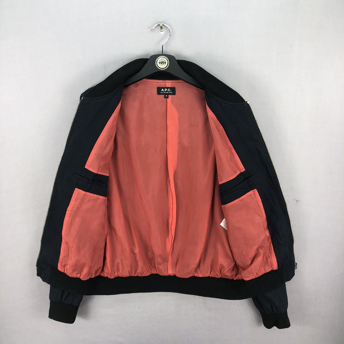 A.P.C. Vintage A.P.C Rue Madame Paris Bomber Jacket Blue Faded Size US S / EU 44-46 / 1 - 11 Thumbnail