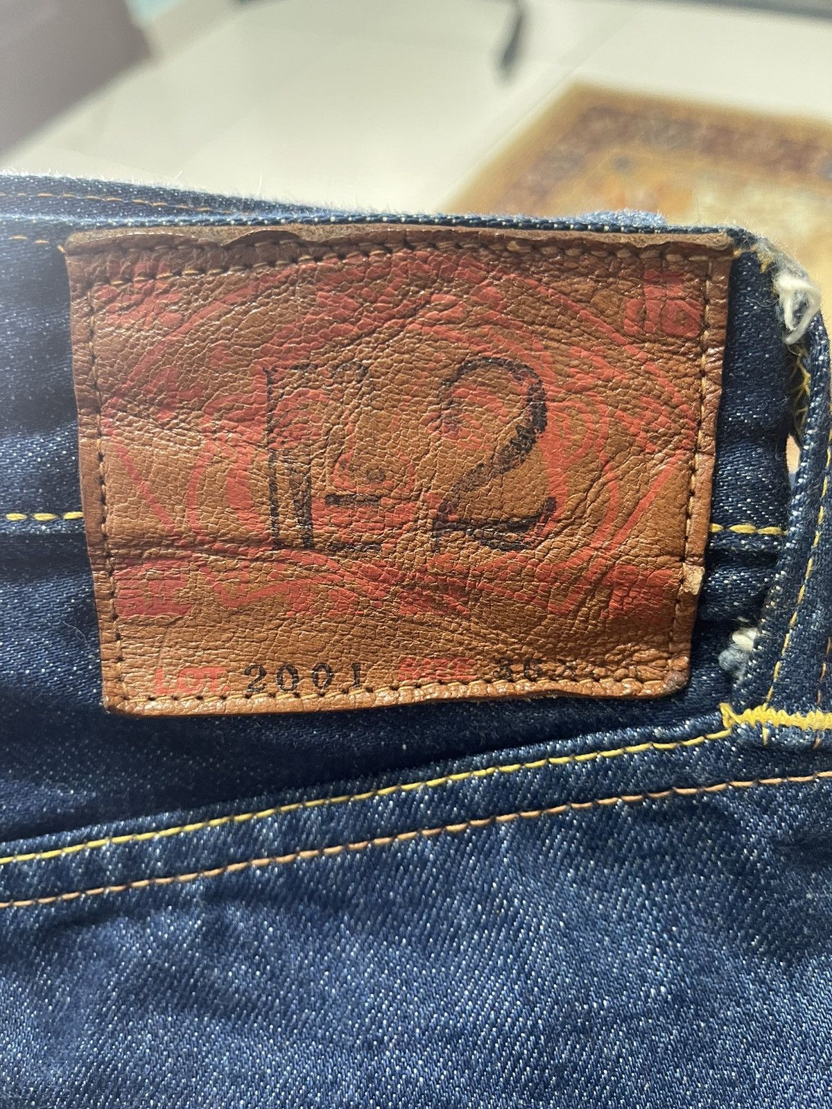 Evisu Vintage Evisu Lot No2 Redline Denim Big Logo Size US 34 / EU 50 - 25 Thumbnail