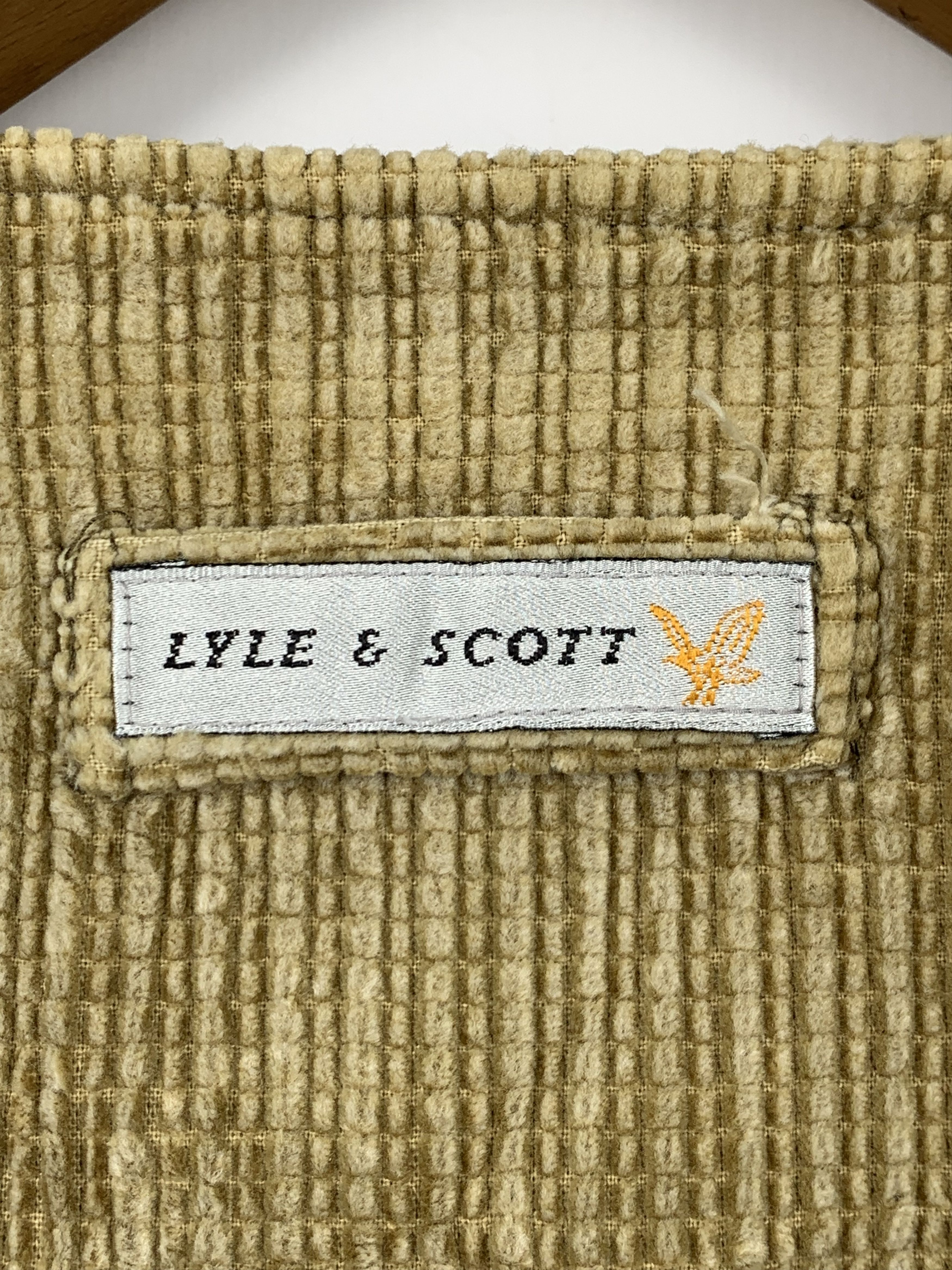 Vintage Lyle & Scott Velvet Multipocket Cargo Vest J1158