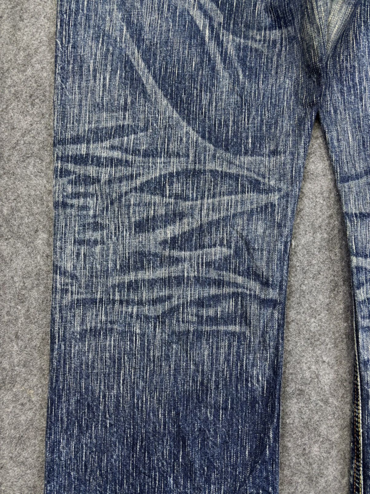 Edwin Flare Edwin 503 Sandy Style Crazy Fades Denim F922 Size US 35 - 14 Thumbnail
