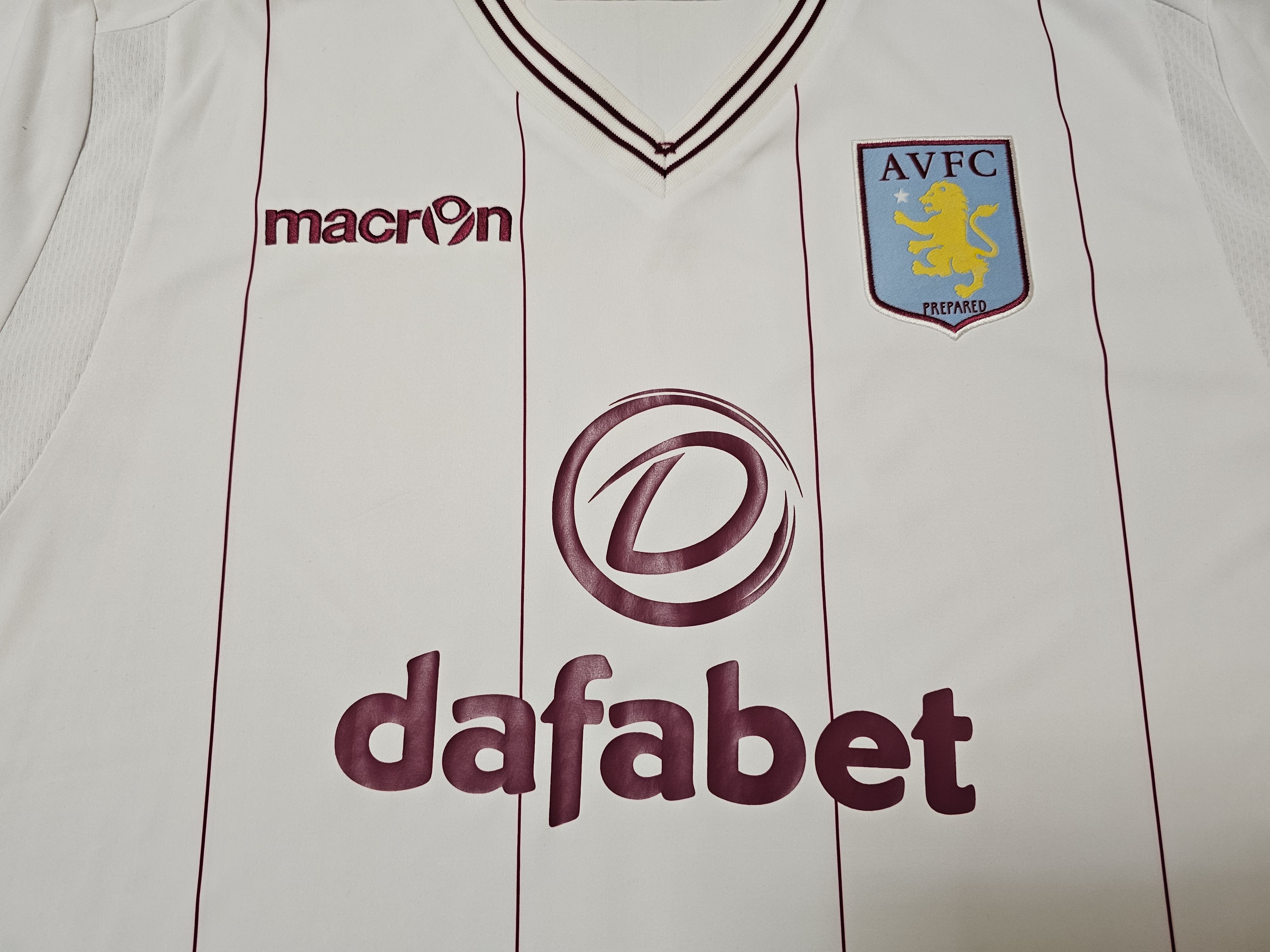 Macron ASTON VILLA 2014 2015 AWAY FOOTBALL SHIRT SOCCER JERSEY 4XL Size US XXL / EU 58 / 5 - 3 Thumbnail