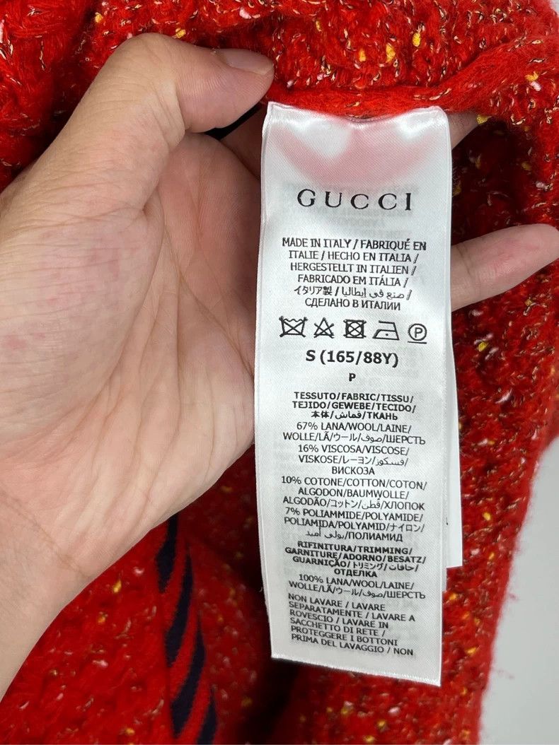 Gucci Gucci Red tweed lapel short-sleeved dress 2504-Nextarrow Size S / US 4 / IT 40 - 5 Thumbnail