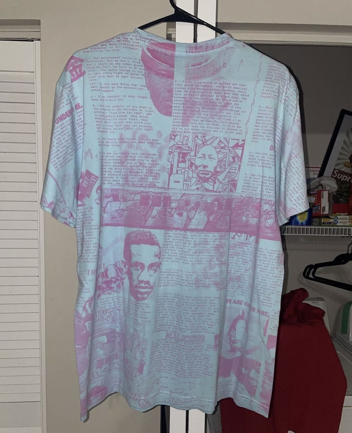Supreme Supreme x Phase 2 SS07 Malcolm X Newspaper Tee Shirt Large Size US L / EU 52-54 / 3 - 4 Thumbnail