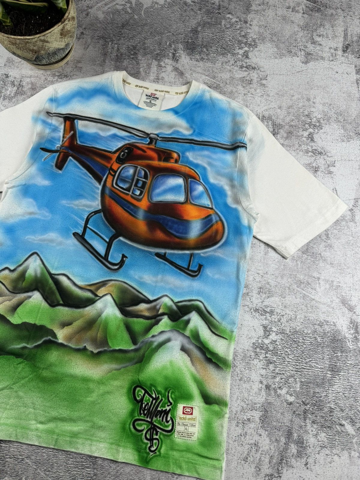 Ecko Unltd. RARE Ecko Unltd Rap Hip Hop Rap Full Print Y2K T Shirt Tee Size US XL / EU 56 / 4 - 5 Thumbnail