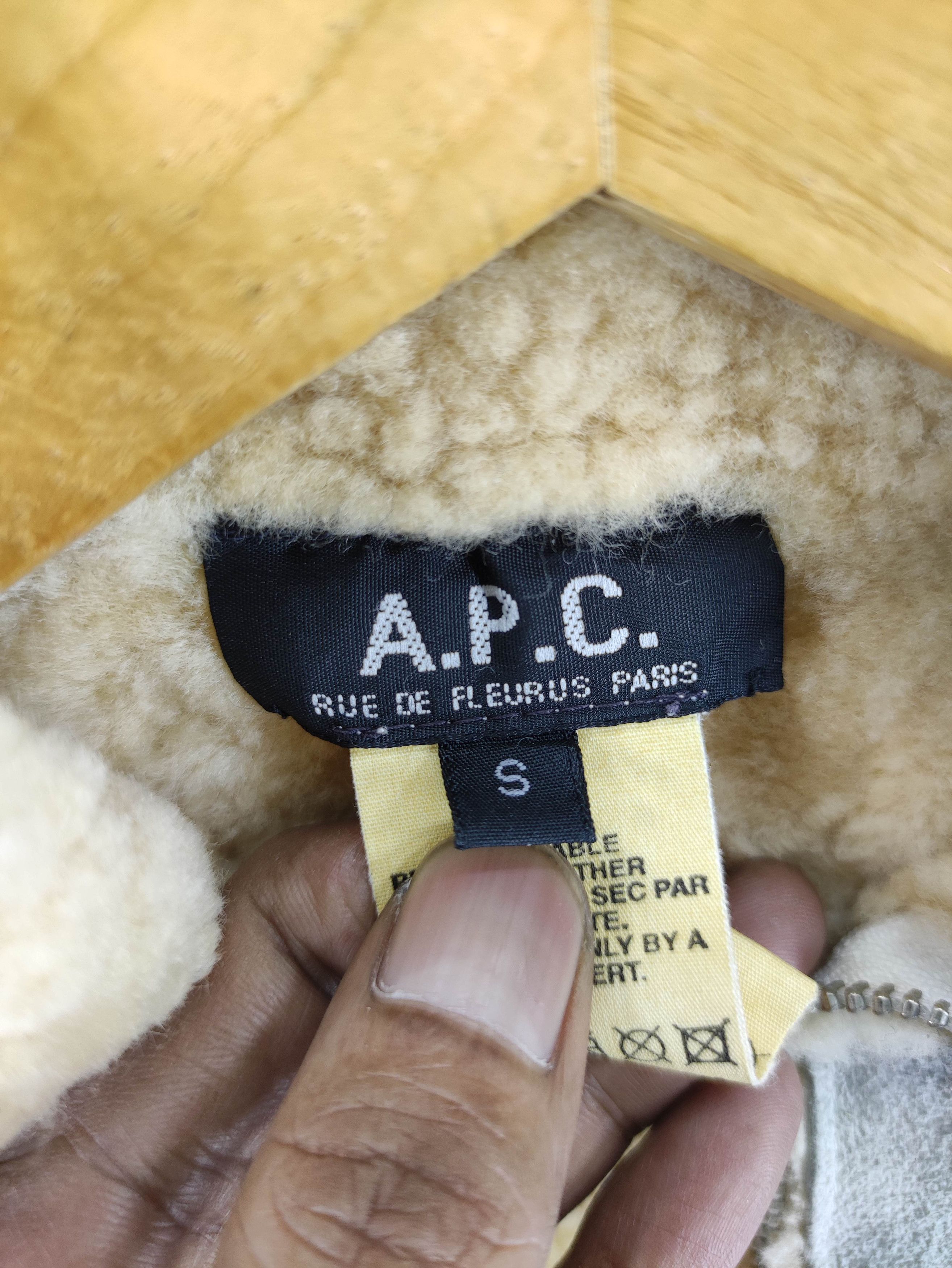 A.P.C. Vintage A.P.C Sheepskin Vest Zipper Size S / US 4 / IT 40 - 5 Thumbnail