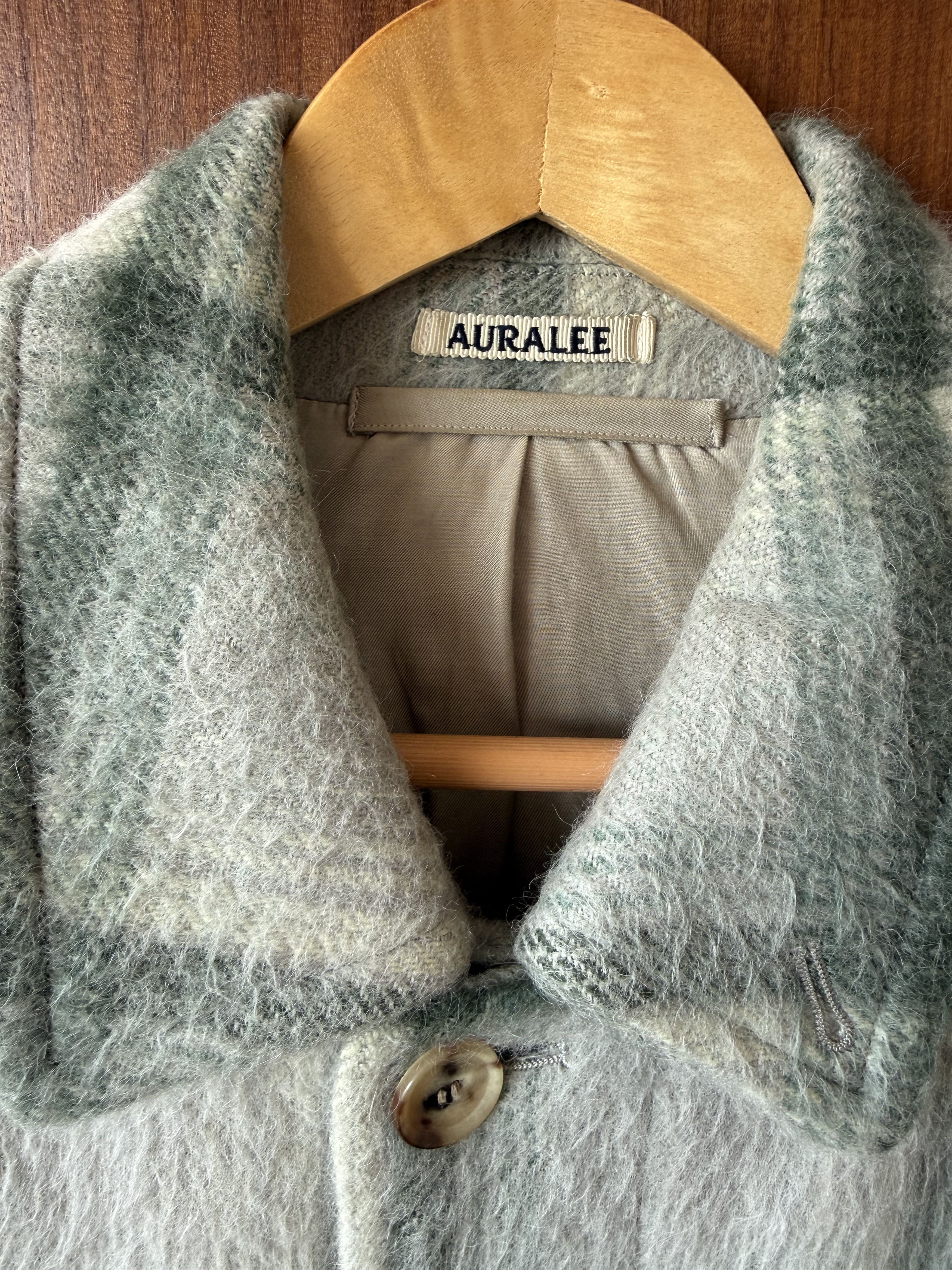 Auralee SURI ALPACA SHAGGY CHECK BLOUSON Size US M / EU 48-50 / 2 - 2 Thumbnail