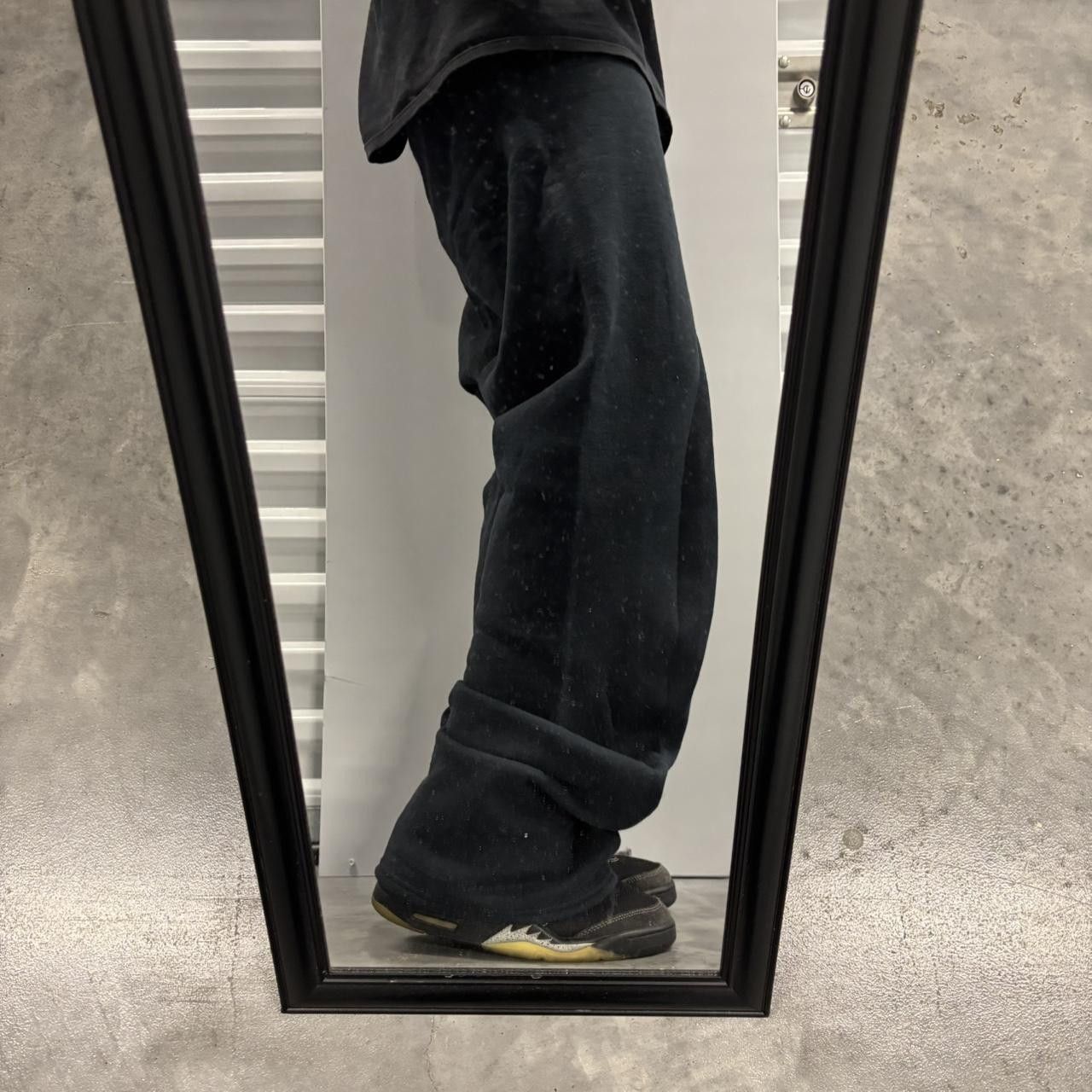 Japanese Brand × Vintage Crazy Vintage Y2K/2000s Baggy Black Comfy Essential Sweatpants! Size US 32 / EU 48 - 2 Thumbnail