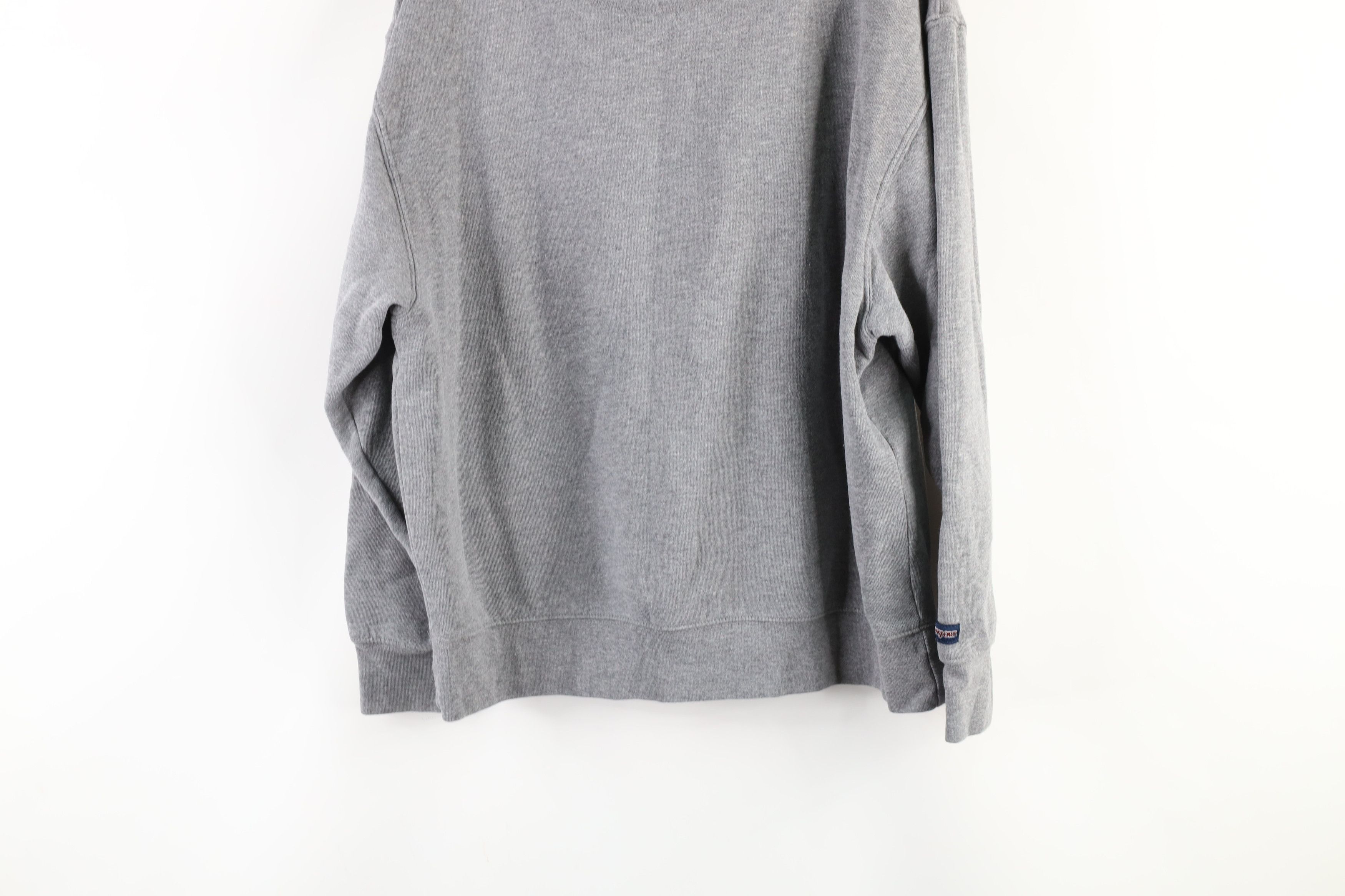 Jansport × Vintage Vintage 90s Spell Out Notre Dame University Hoodie Gray Size US L / EU 52-54 / 3 - 9 Thumbnail