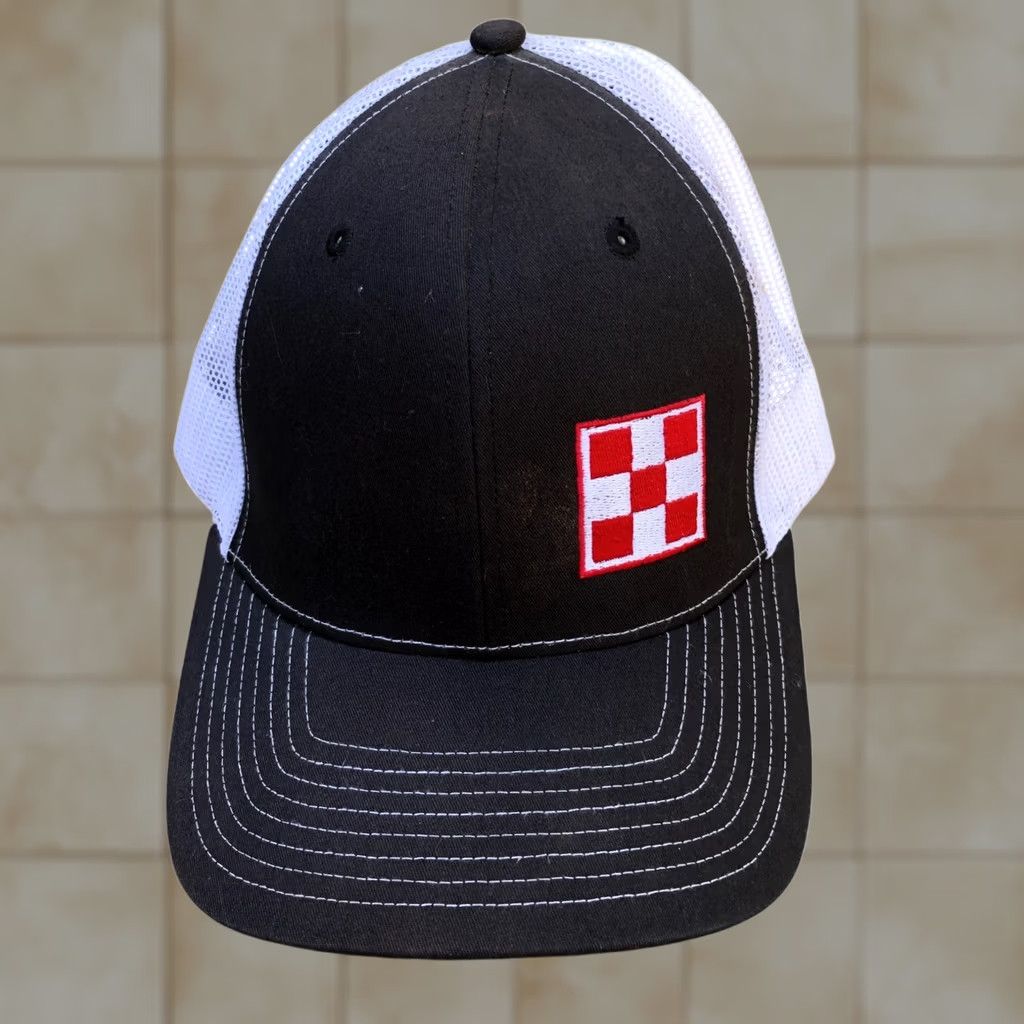 Vintage RICHARDSON Purina Mills Dog Chow Logo Trucker Hat Men's Grey Snapback Cap Size ONE SIZE - 1 Thumbnail
