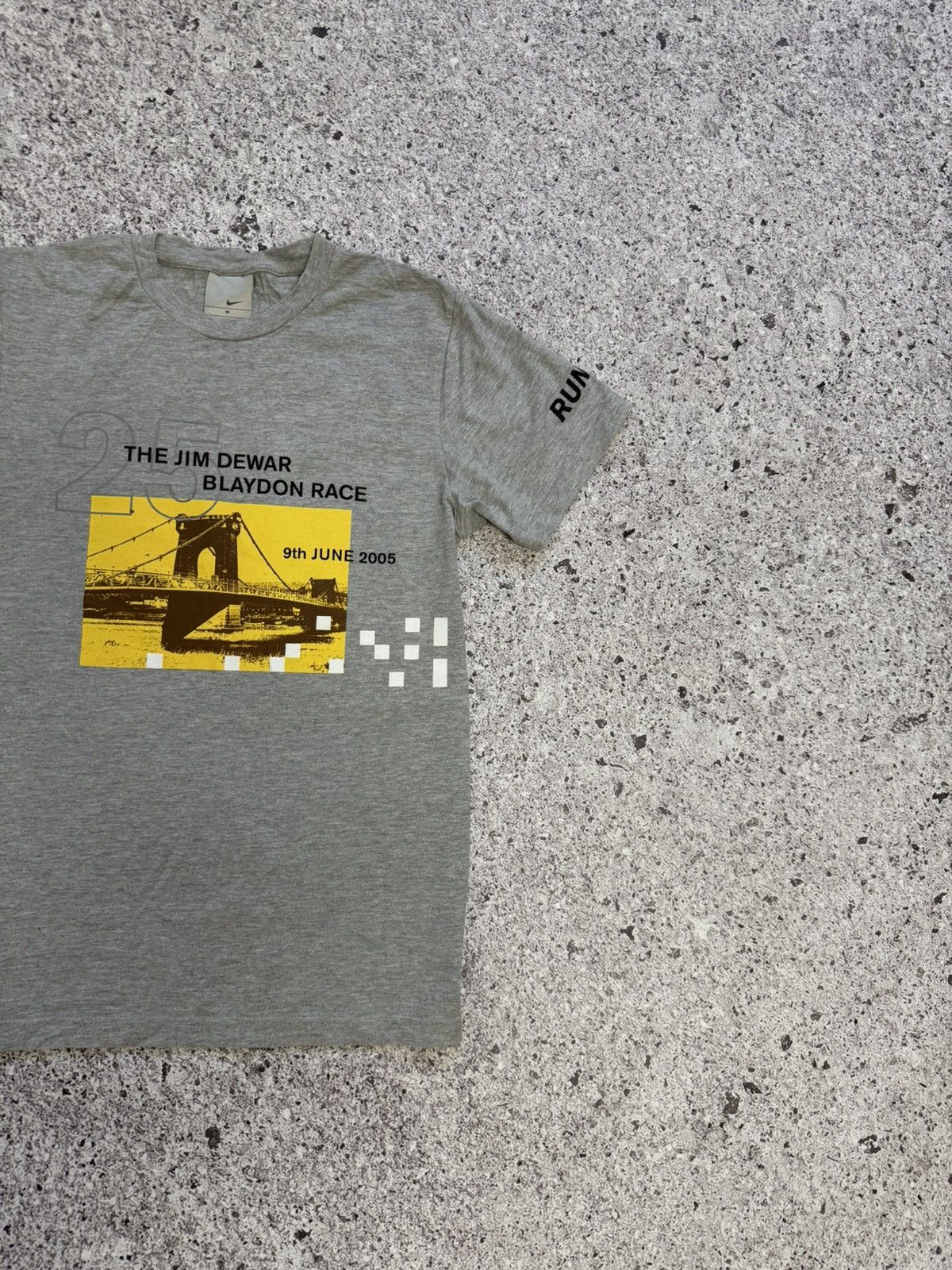 Nike × Vintage Vintage 2005 Nike The Jim Dewar Blaydon Race Running T-shirt Size US M / EU 48-50 / 2 - 5 Thumbnail