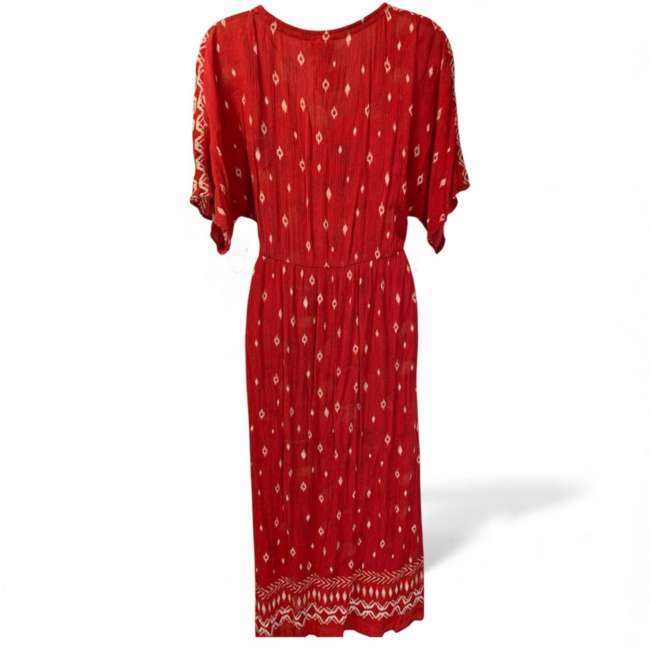 Other Red and White Patterned Maxi Dress (item#10053) Size XS / US 0-2 / IT 36-38 - 4 Thumbnail