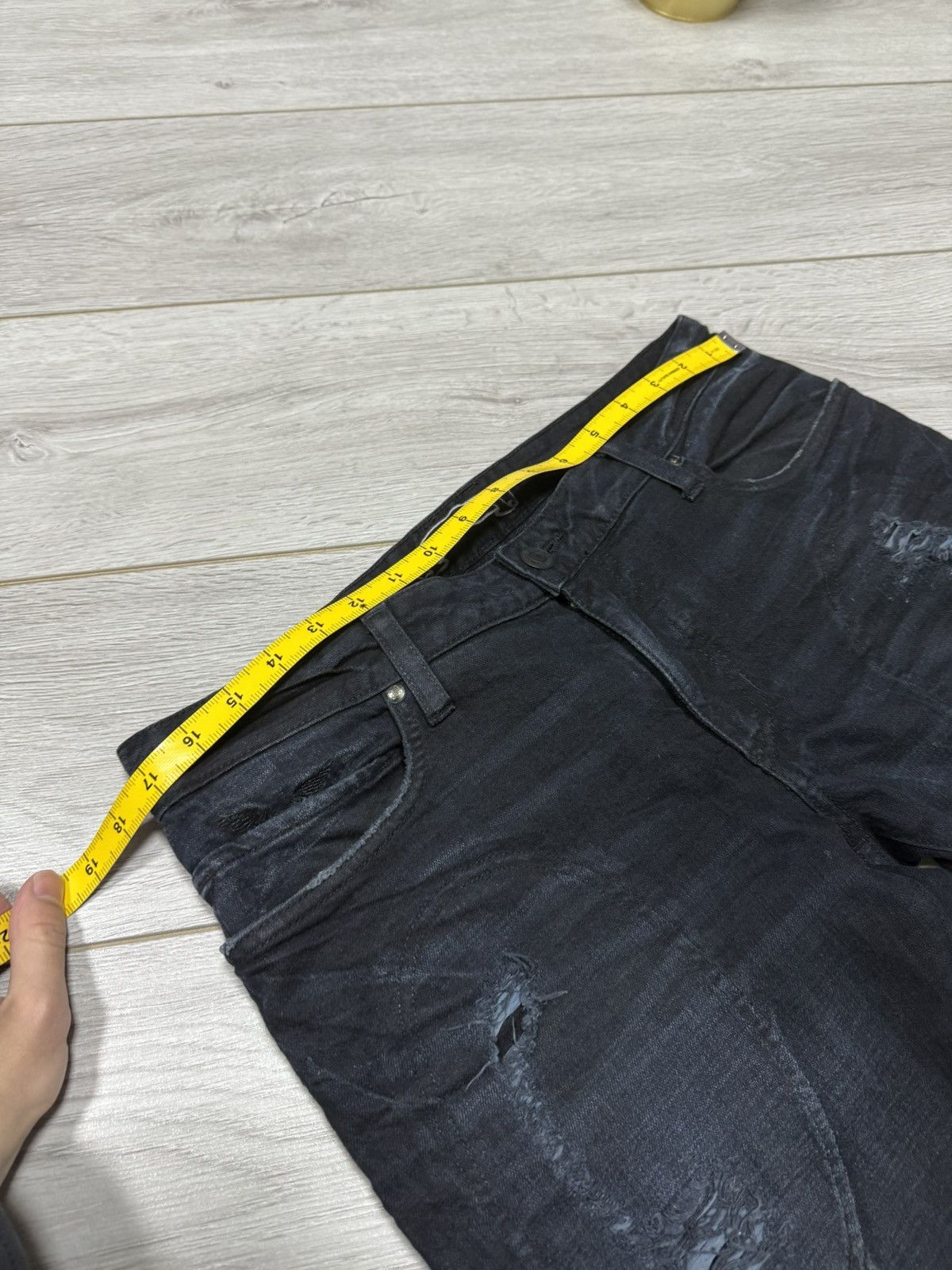 Robins Jeans Robins Jean vintage USA denim pants jeans biker tears Size US 32 / EU 48 - 15 Thumbnail