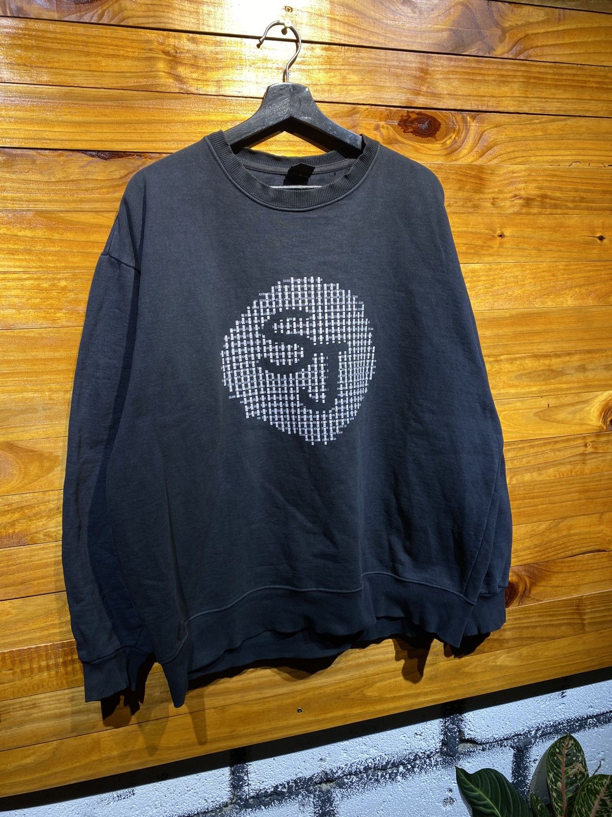 Sean John Vintage Sean John Sweatshirt – Black Cotton Crewneck SJ Logo Size US XL / EU 56 / 4 - 4 Thumbnail