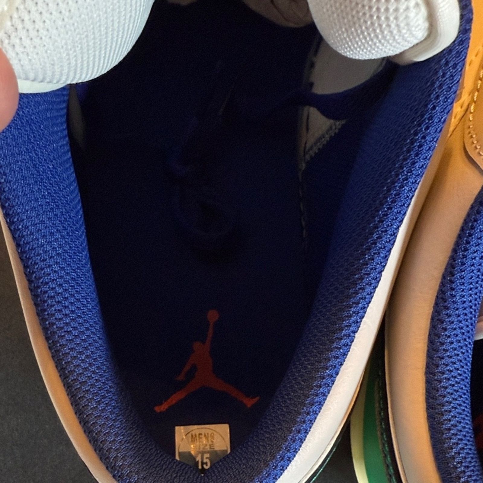 Nike Jordan 1 Low - Sail/Deep Royal Blue sz 15 Size US 15 / EU 48 - 10 Thumbnail