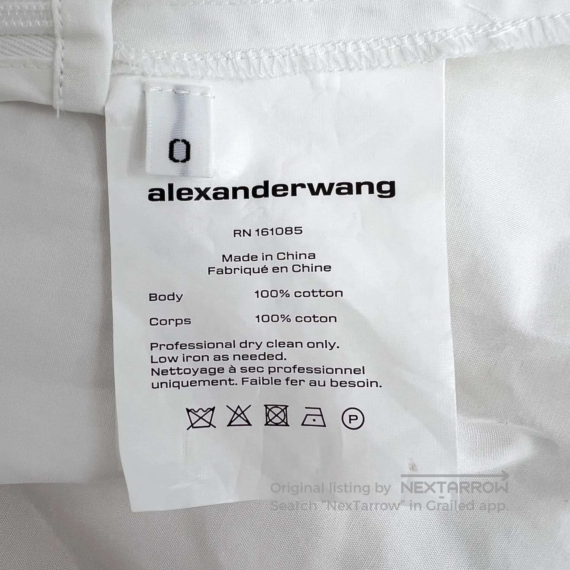 Alexander Wang Alexander Wang White cotton collar single-breasted long sl Size XS / US 0-2 / IT 36-38 - 7 Thumbnail