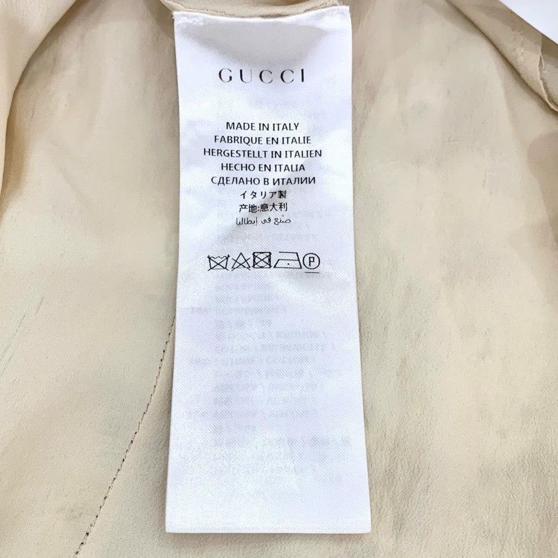 Gucci GucciDouble G pearl buckle beige lace small fragrance dress Size S / US 4 / IT 40 - 6 Thumbnail