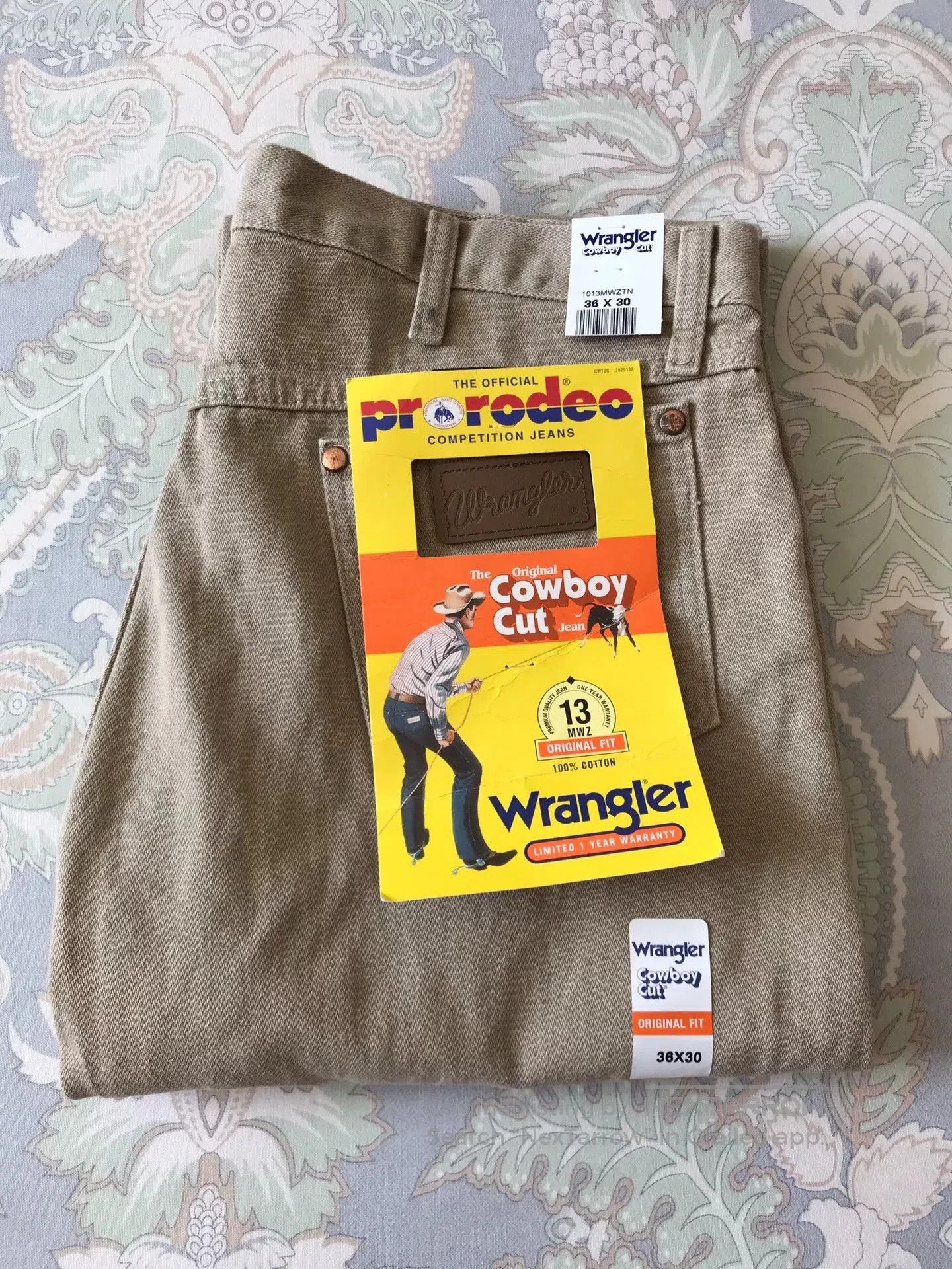 Wrangler Wrangler 13MWZ Jeans W36L30. Size US 36 / EU 52 - 1 Thumbnail