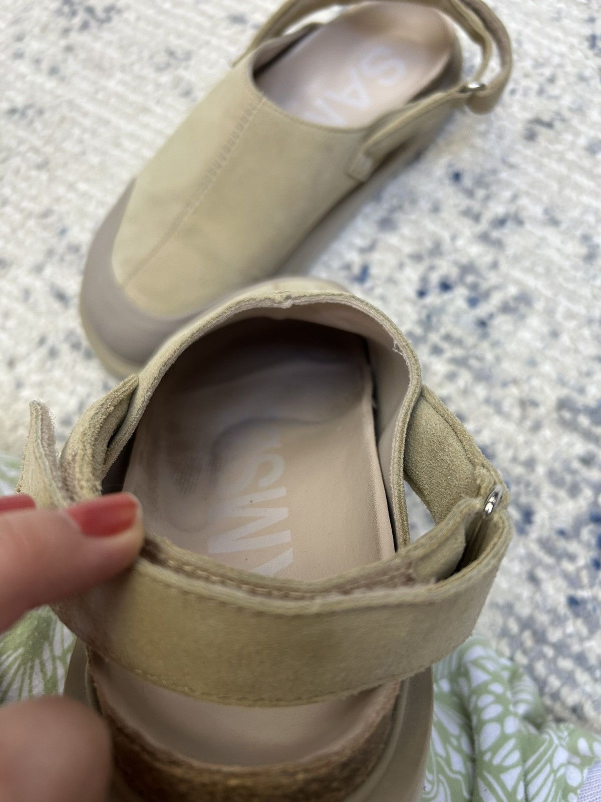 Samsoe Samsoe Samsøe Samsøe Beige Ibbo Slippers Size US 8.5 / IT 38.5 - 8 Thumbnail