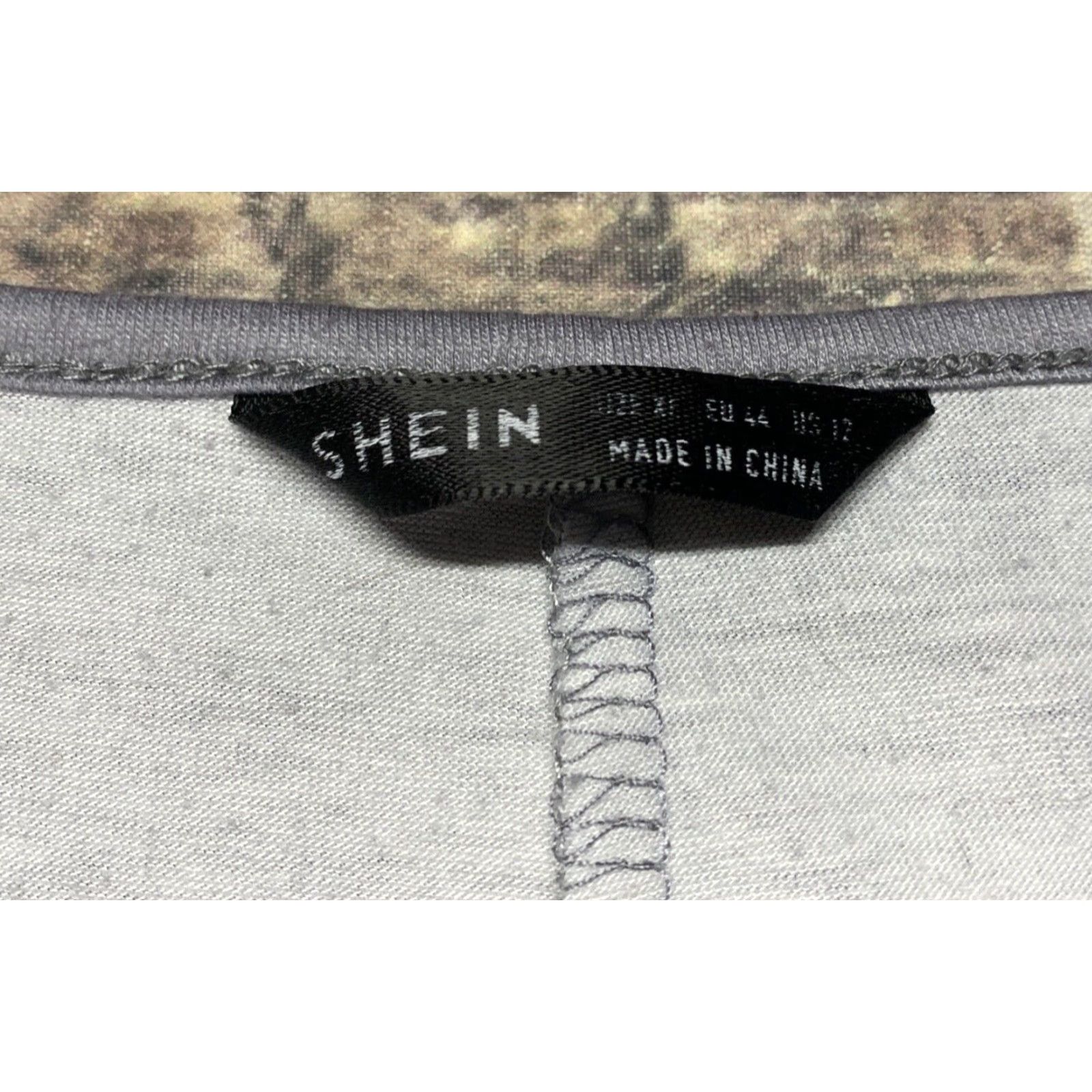 Shein SheIn Pullover Shirt Women XL Gray Dolman Long Sleeve Soft Striped Casual Vintage: No (adjust as needed) Size XL / US 12-14 / IT 48-50 - 5 Thumbnail