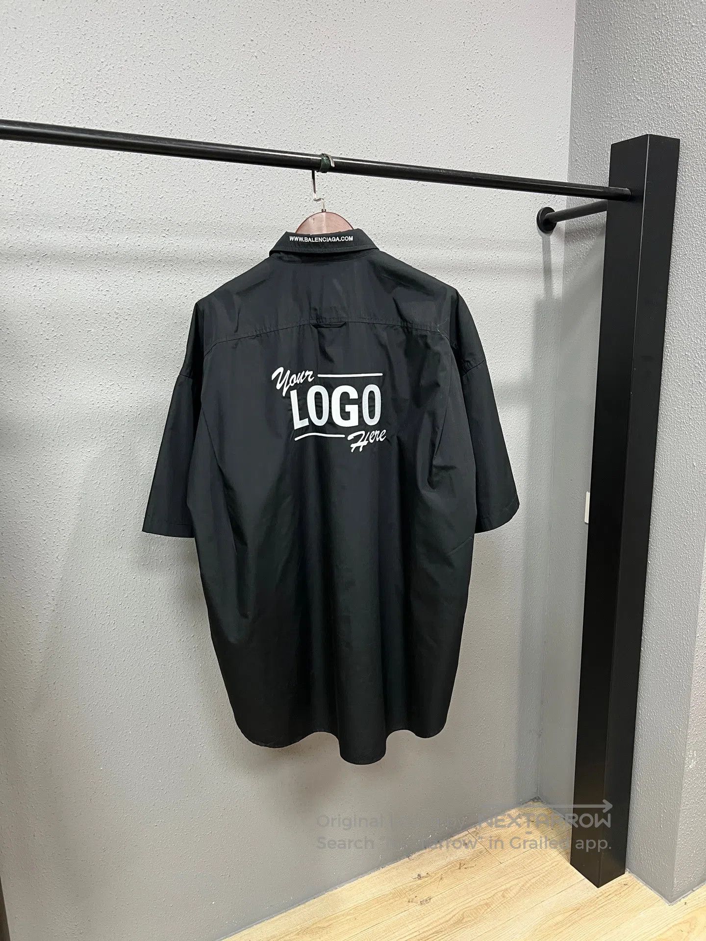 Balenciaga Balenciaga Embroidered Logo Shirt| Size US XS / EU 42 / 0 - 2 Thumbnail