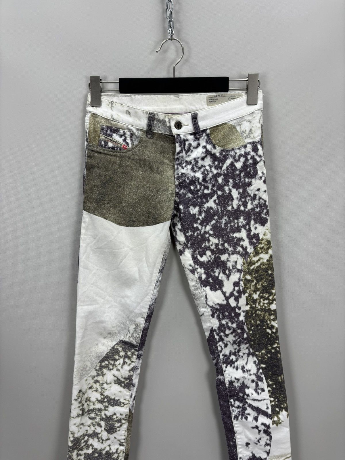 Diesel Womens pants Y2k Diesel Size 27 Color Multicolor Size 25" / US 0 / IT 36 - 2 Thumbnail
