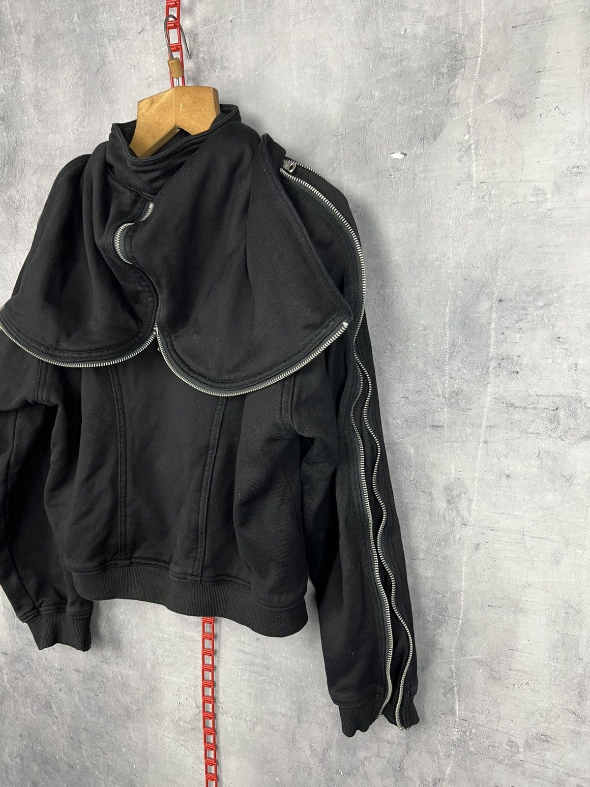Japanese Brand SrrySora Ziperior Zip Up Hoodie With Removable Hood - Size S Size US S / EU 44-46 / 1 - 8 Thumbnail