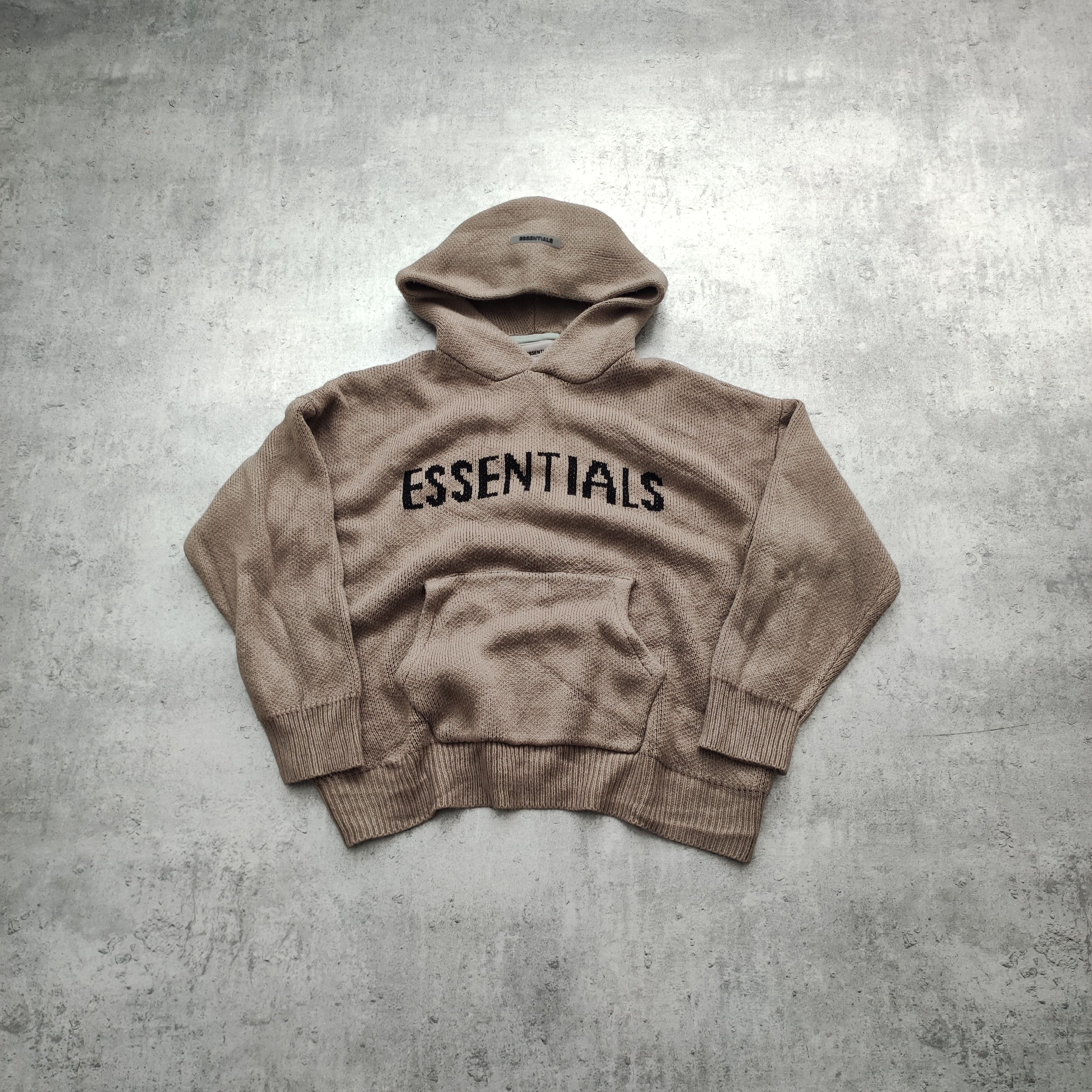 Fear of God Essentials Knit Pullover Hoodie (SS21) Black