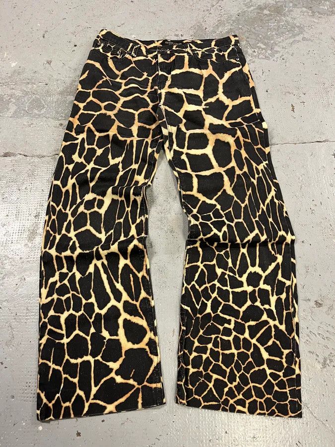 Roberto Cavalli FW2000 Roberto Cavalli Seisma Guava Black Pants Size US 32 / EU 48 - 1 Thumbnail