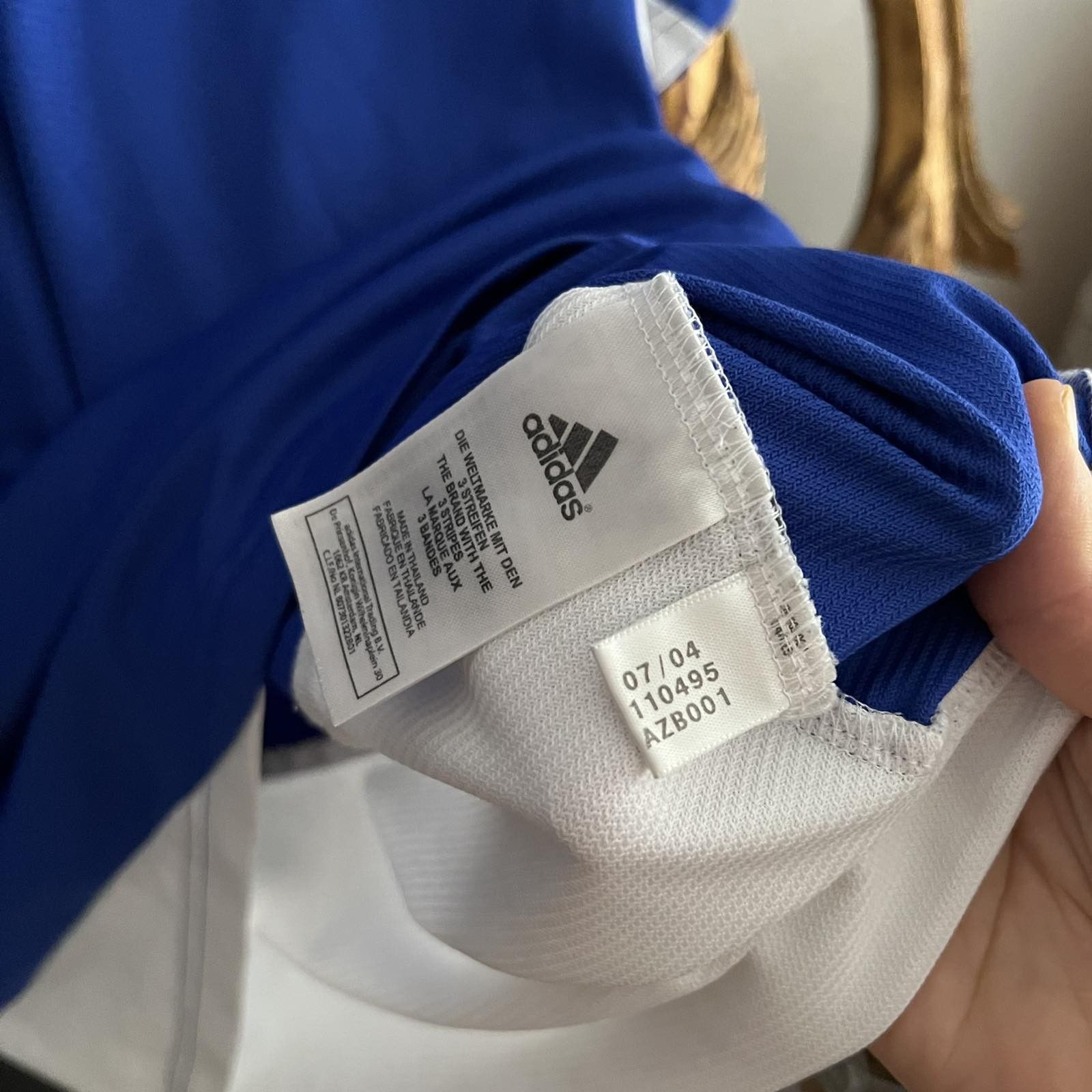 Adidas Vintage Adidas Greece National Team 2004 Home Jersey Sz M Size US M / EU 48-50 / 2 - 6 Thumbnail
