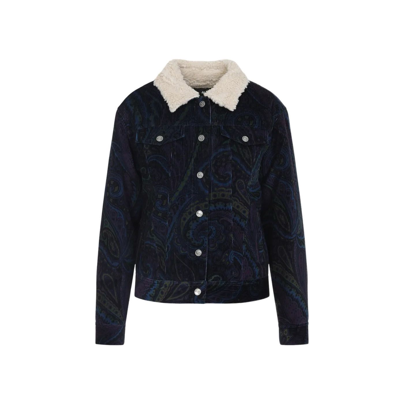 ETRO Blue Denim Jacket New )