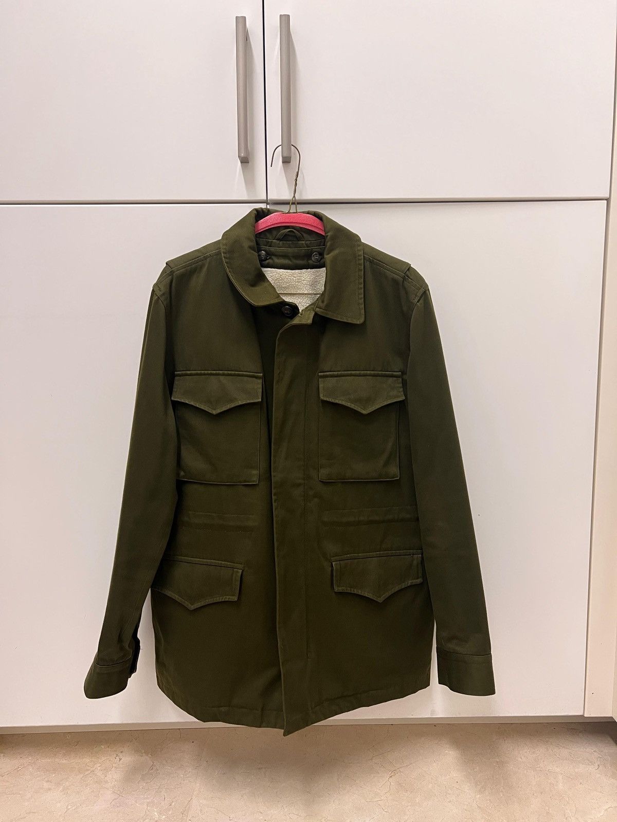 A.P.C. M65 Field Jacket Parka Shearling Lined Size US M / EU 48-50 / 2 - 2 Thumbnail