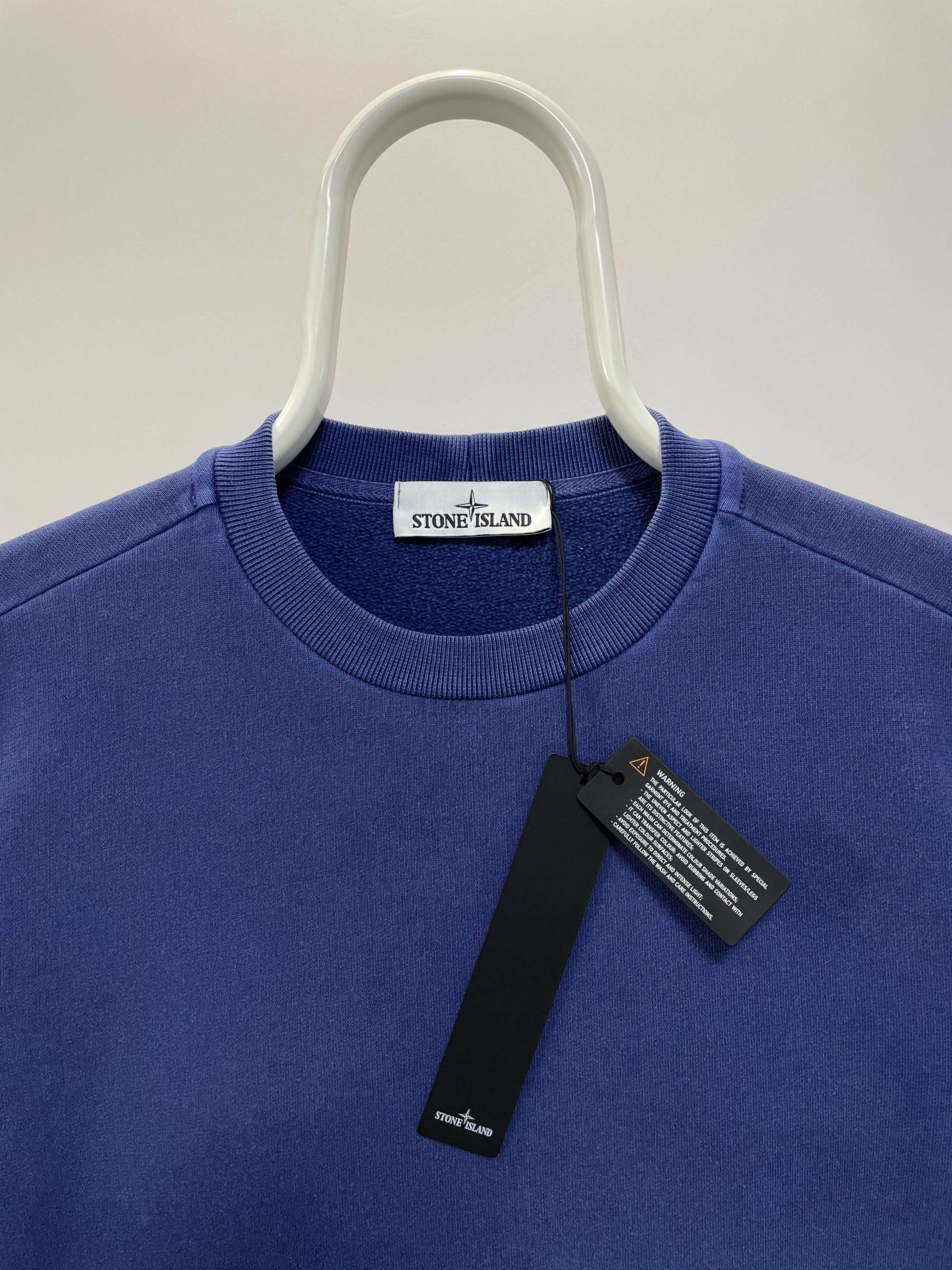 Stone Island STONE ISLAND Sweatshirt Garment Dyed Washed Pocket Crewneck Size US M / EU 48-50 / 2 - 6 Thumbnail