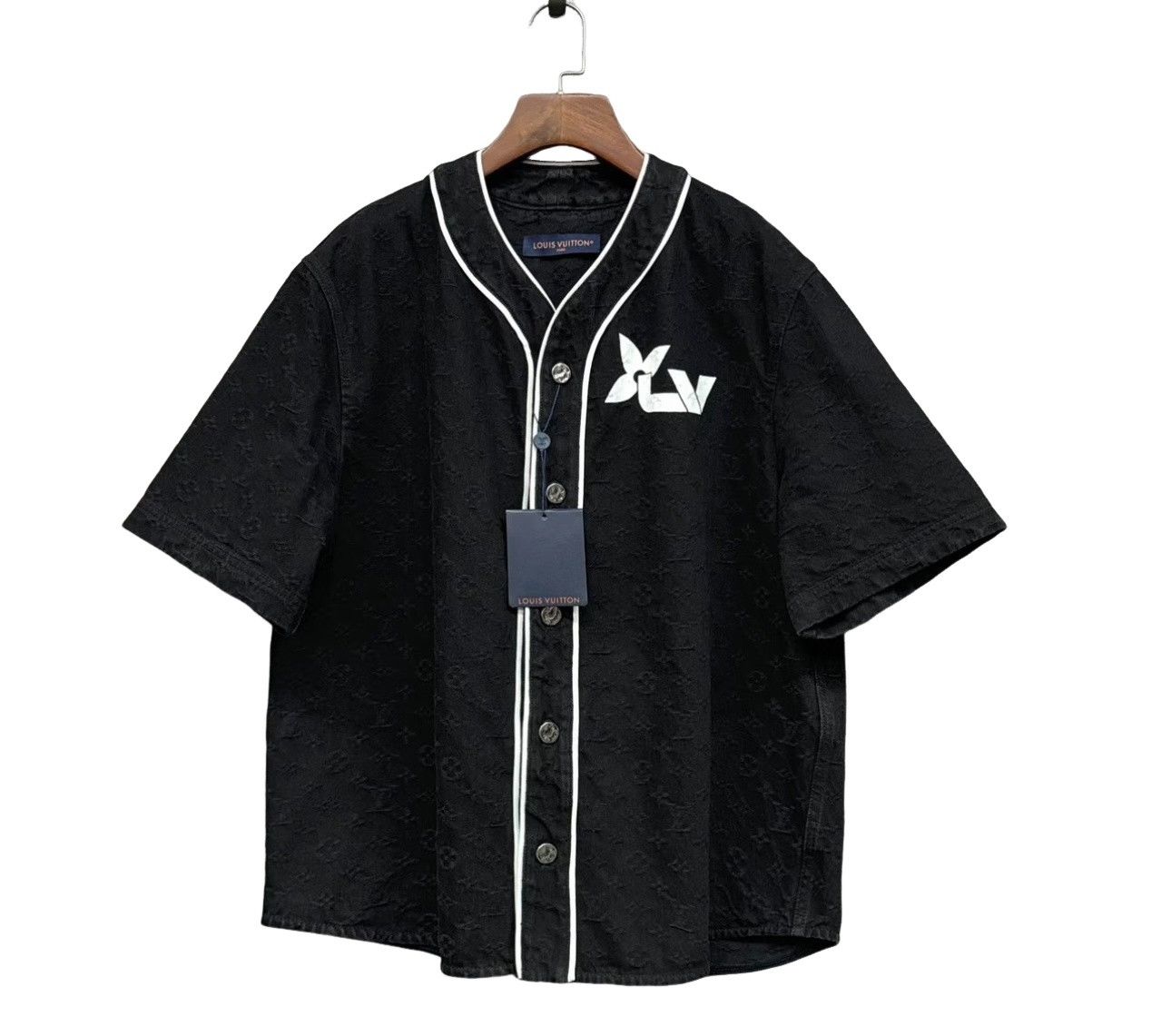 Louis Vuitton Louis Vuitton Monogram Baseball Jersey Size M Size US M / EU 48-50 / 2 - 1 Thumbnail