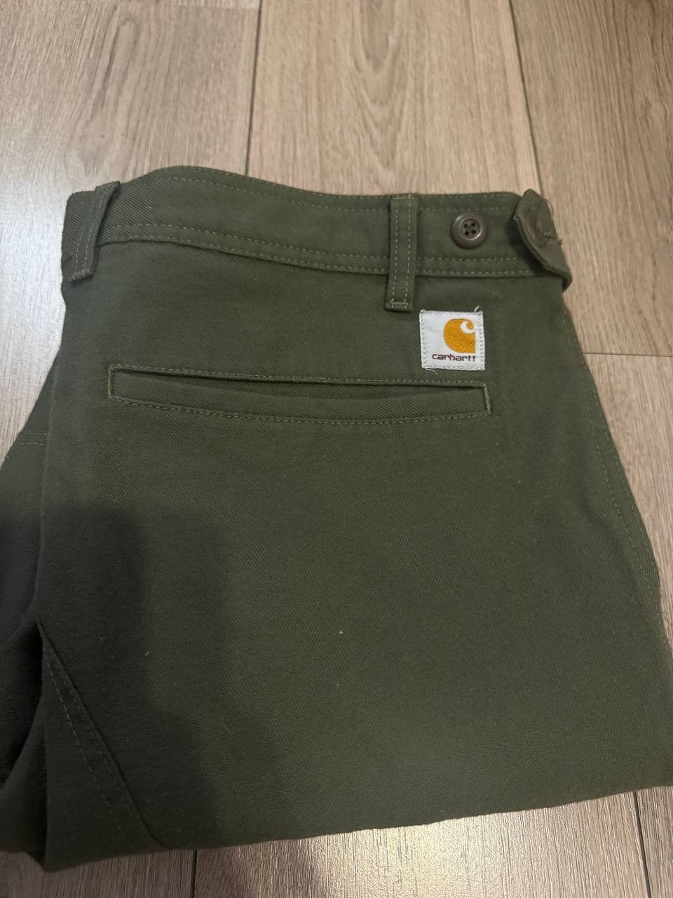 Carhartt Carhartt Barton Black Wool Tapered Trousers Size 38 Green Size US 38 / EU 54 - 12 Thumbnail