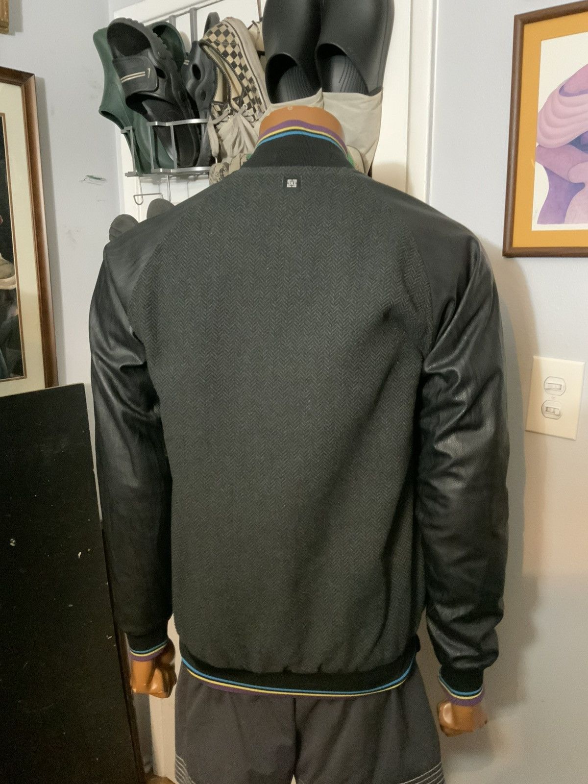 KREW Kr3w Herringbone Skate Terry Kennedy Letterman Jacket Size US S / EU 44-46 / 1 - 9 Thumbnail