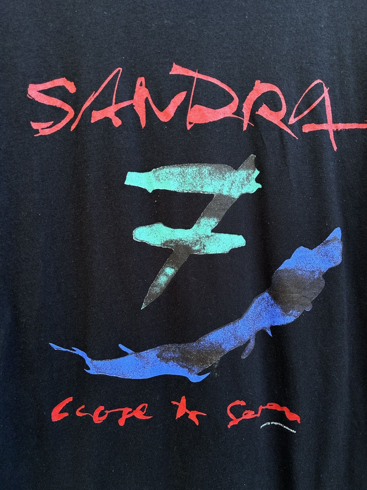 Band Tees 90s Vintage Sandra 1992 Close To Seven Single Stitch T-Shirt Size US M / EU 48-50 / 2 - 2 Thumbnail