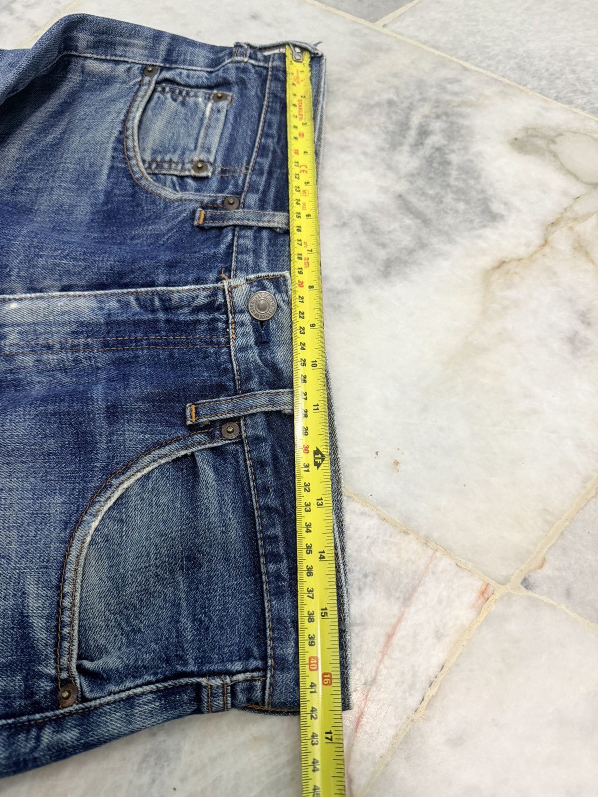 Levi's Vintage LVC Levis 502 Big E Distressed Size US 32 / EU 48 - 11 Thumbnail